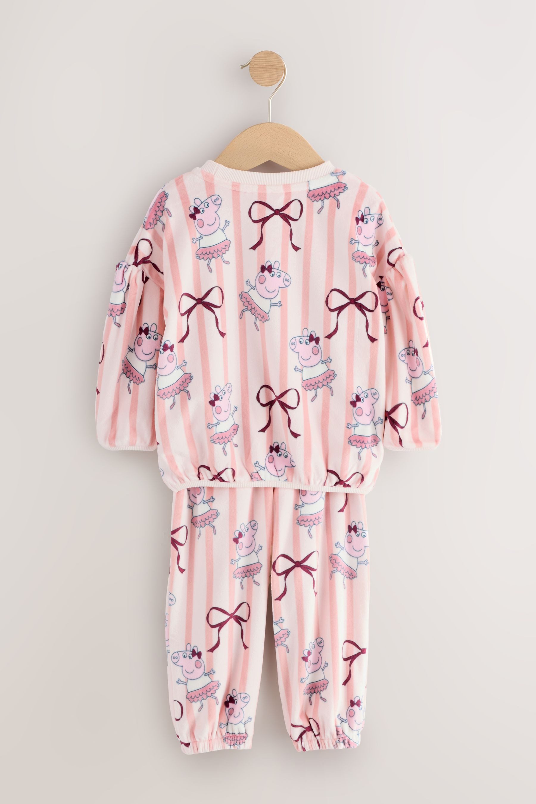 Next Pyjama Kuscheliger Fleece-Schlafanzug, Peppa Pig günstig online kaufen
