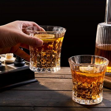 Truyuety Cocktail-Set Whiskey Stones Geschenkset - Goldene 8-tlg, (9-tlg)