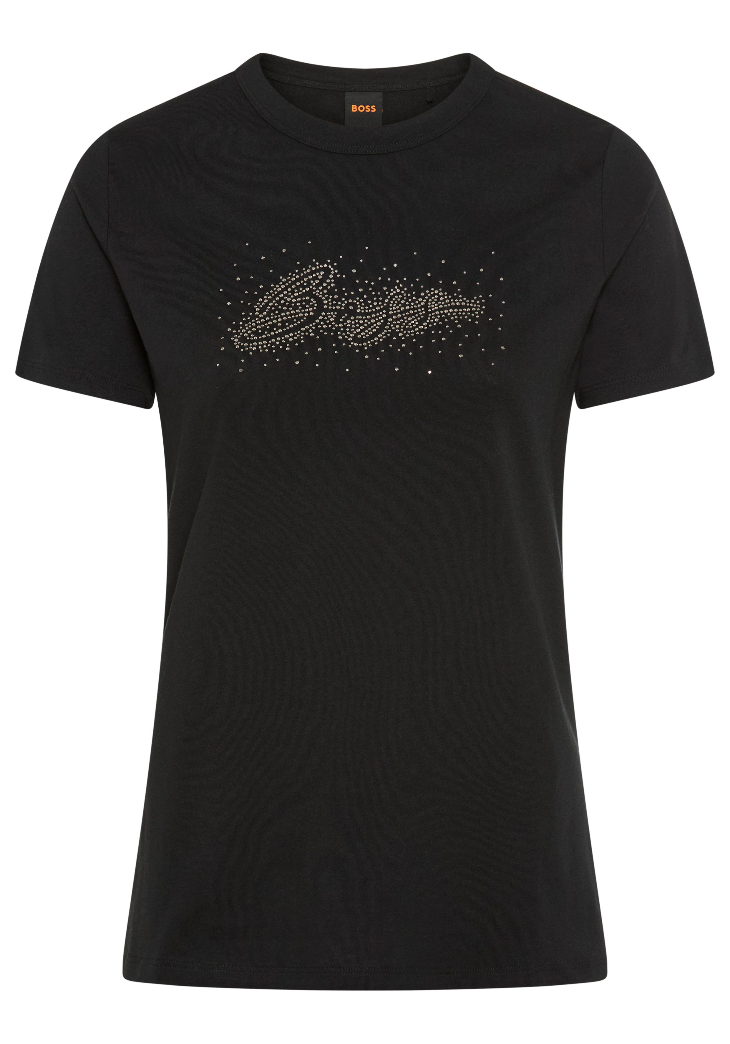 T-Shirt Elogo Print19 Premium Damenmode