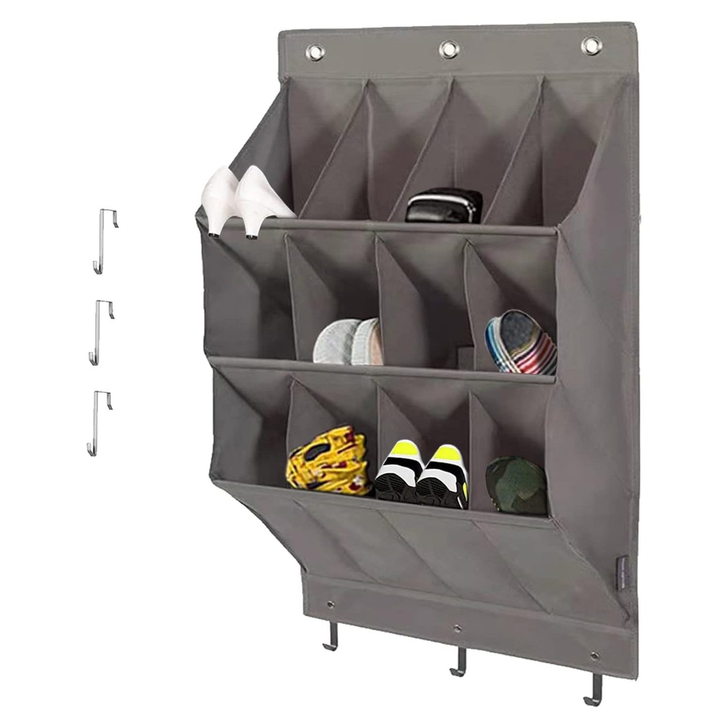 TUWENA Schuhständer Schuh-Organizer, Hängende Schuhaufbewahrung, Aufbewahrung Fächer, für Schuhe, Wohnaccessoires usw