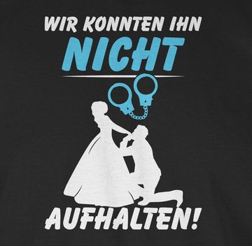 Shirtracer T-Shirt Wir konnten Ihn nicht aufhalten - mit Handschellen JGA Männer