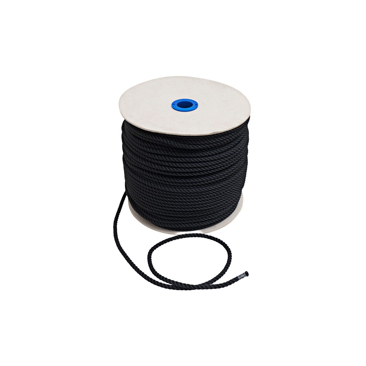 LYSEL® Abspannleine 3mm Polyester schwarz Seil Ankerleine Schnur Tau Abspannseil (1-tlg)