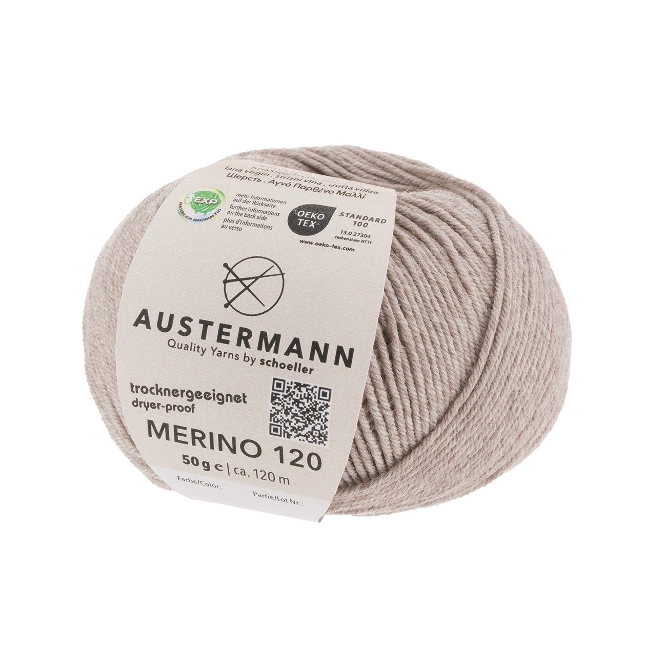 Austermann Merino 120 EXP Häkelwolle, 120 m