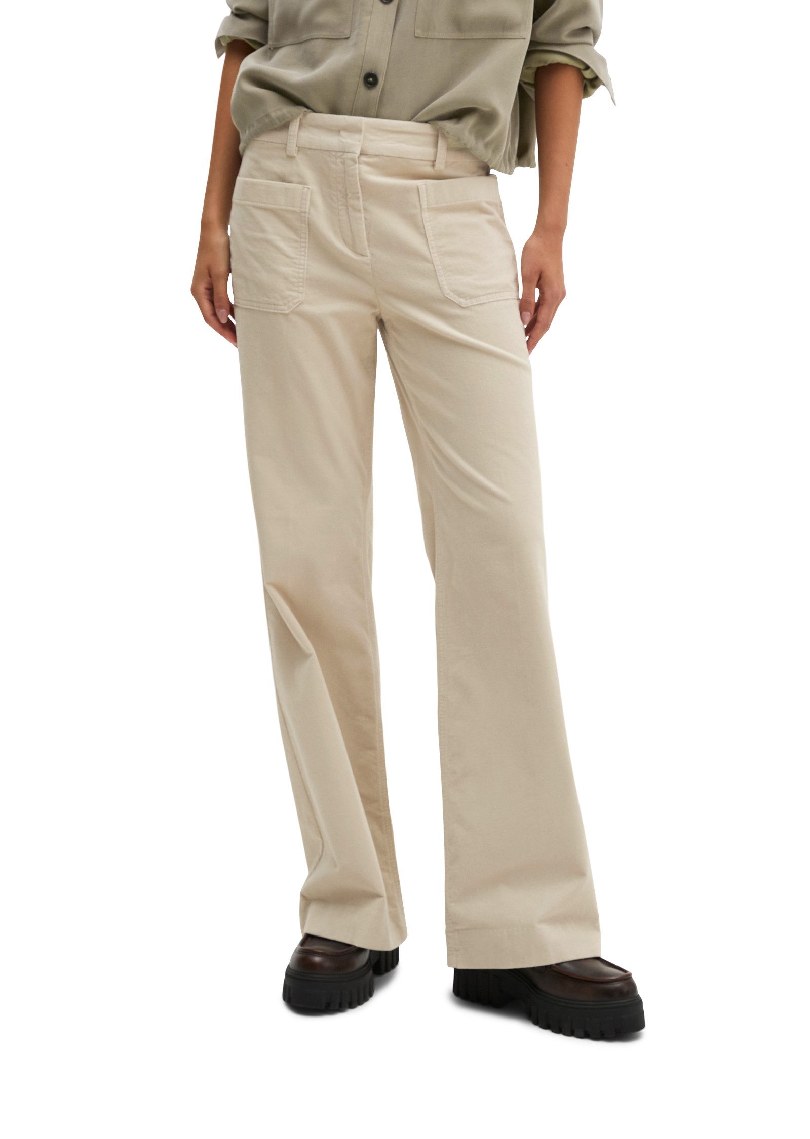 Marc O'Polo Cordhose aus Stretch-Baumwolle, Flared Fit