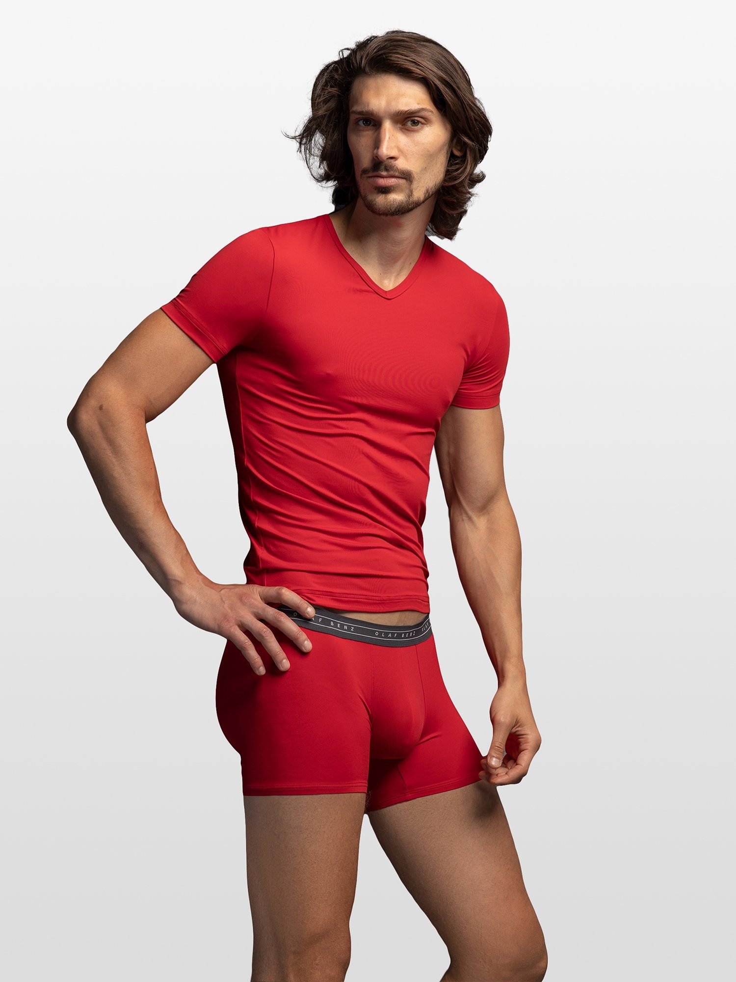 Olaf Benz V-Shirt V-Shirt RED 2059 (1-tlg)