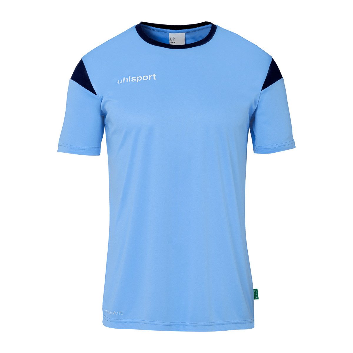 T-Shirt Squad 27 (100% Polyester) skyblau/marineblau Herren