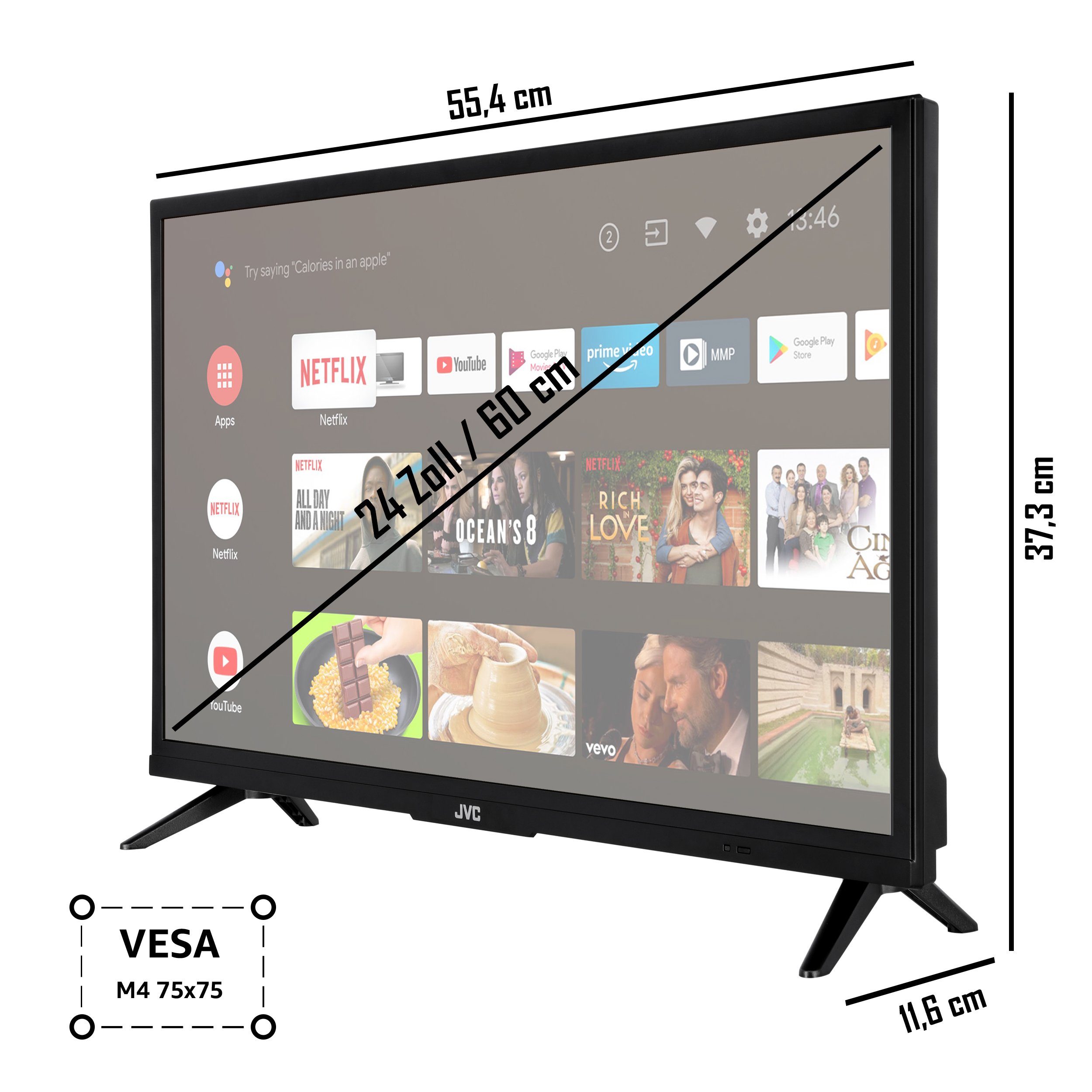 JVC LT-24VAH3255 LCD-LED Fernseher (60 c...