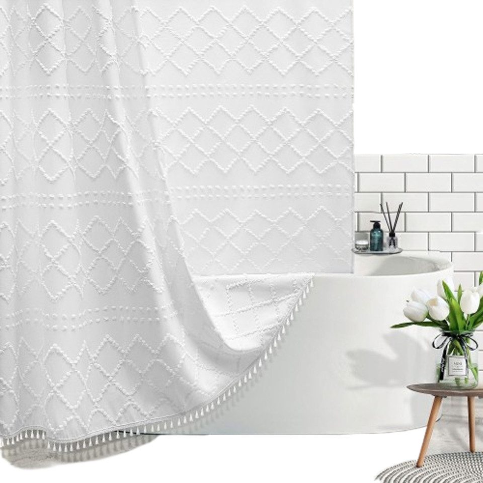 Coonoor Duschvorhang Waschbar Duschvorhang Wassertropf Polyester Badvorhang günstig online kaufen