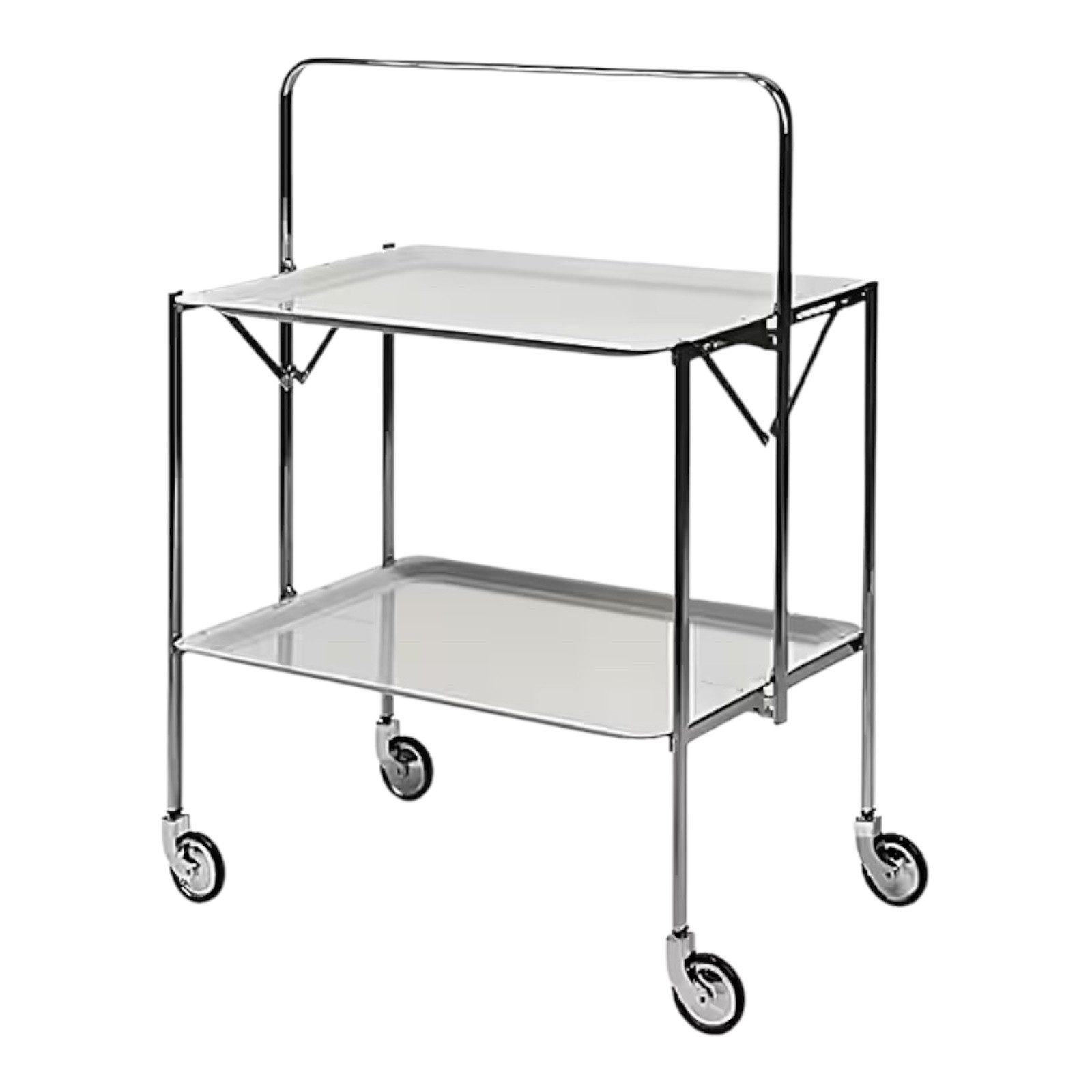 k-hometrends Servierwagen KARL, Beistelltisch, klappbarer Servierwagen; Maße geöffnet 63x86x41,5