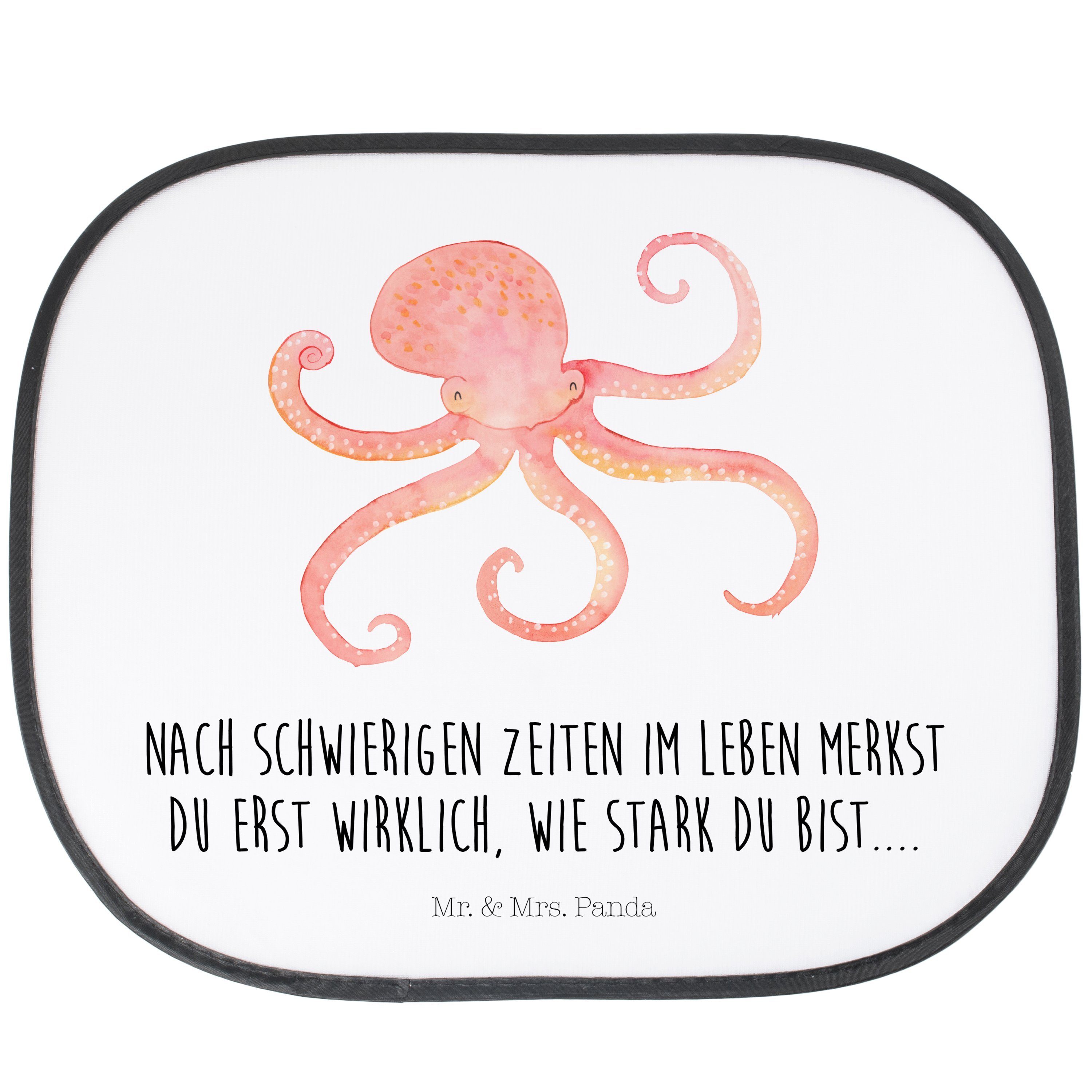 Sonnenschutz Tintenfisch Weiß Geschenk, lustige Sprüche, Tiermotive