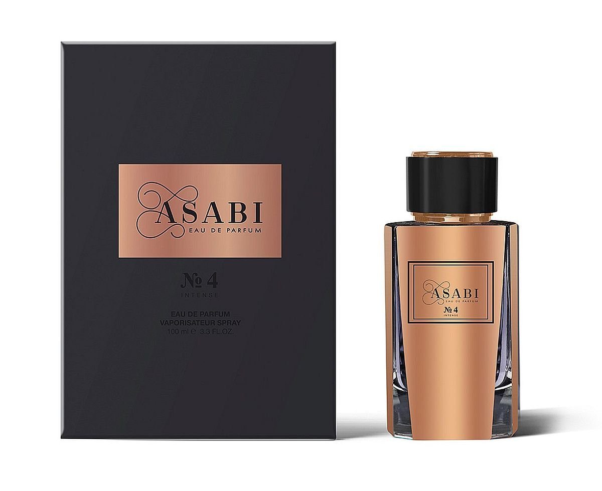 Unisex de ml Asabi Parfum de Parfum 100 Eau Eau No. Intense Asabi 4
