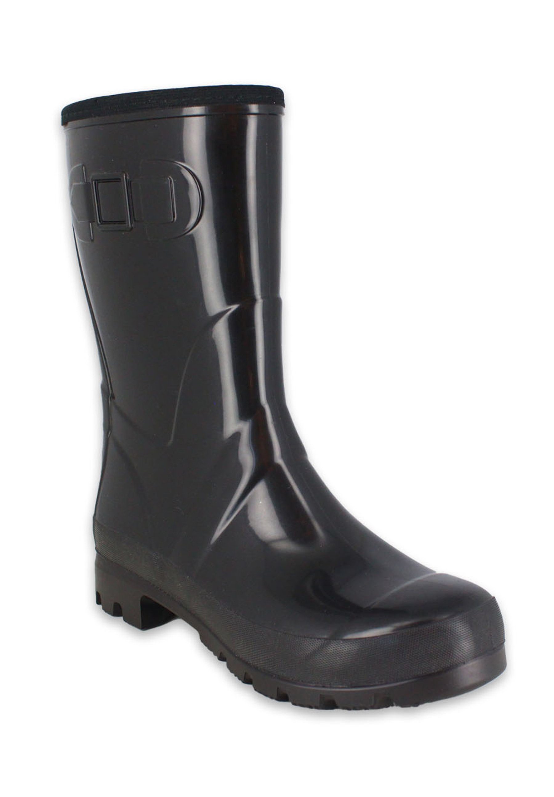 Beck Damen Regenstiefel Fashion mit Warmfutter Gummistiefel (mit kuscheligem Fellimitat, für warme Füße bei Nässe und Kälte) topmodisch, wasserdicht, für jedes  – Bild 4 von 5