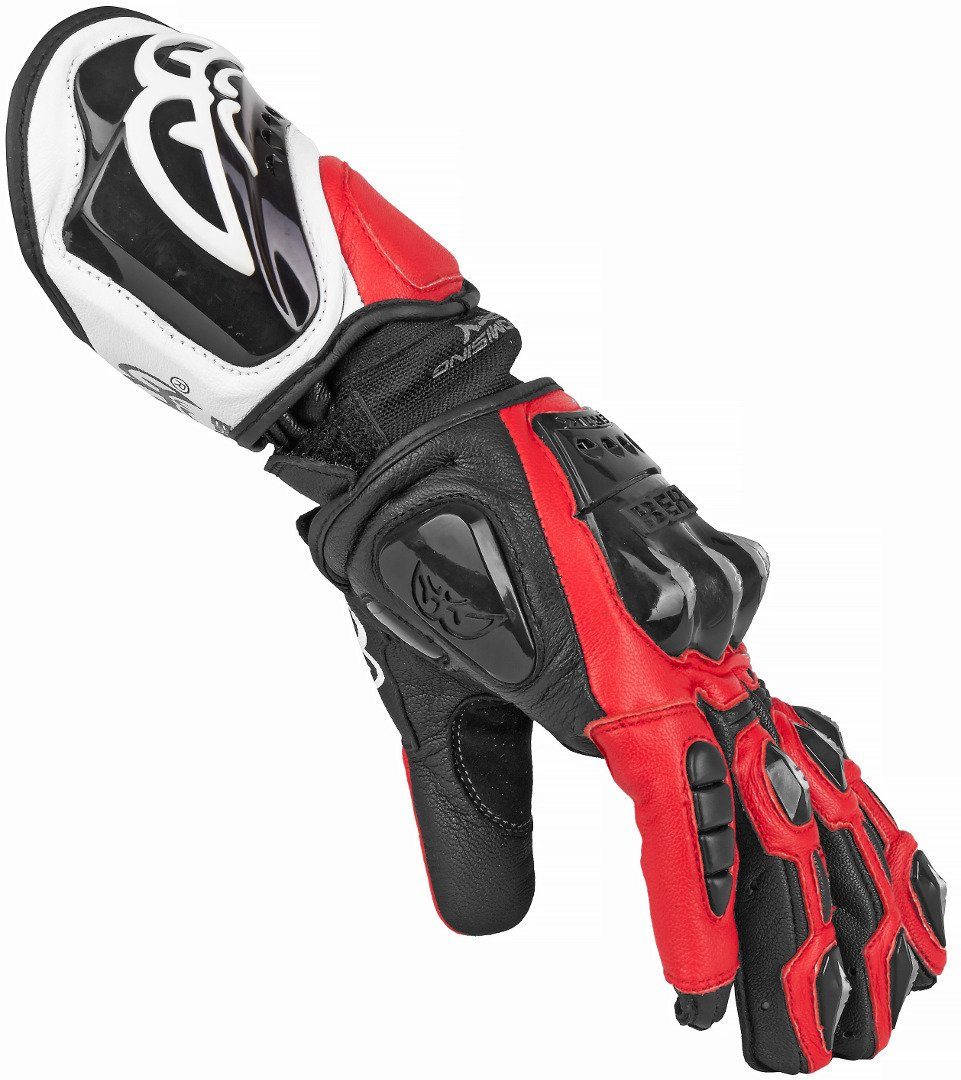 Misano Berik Black/Red/White Motorradhandschuhe Motorradhandschuhe