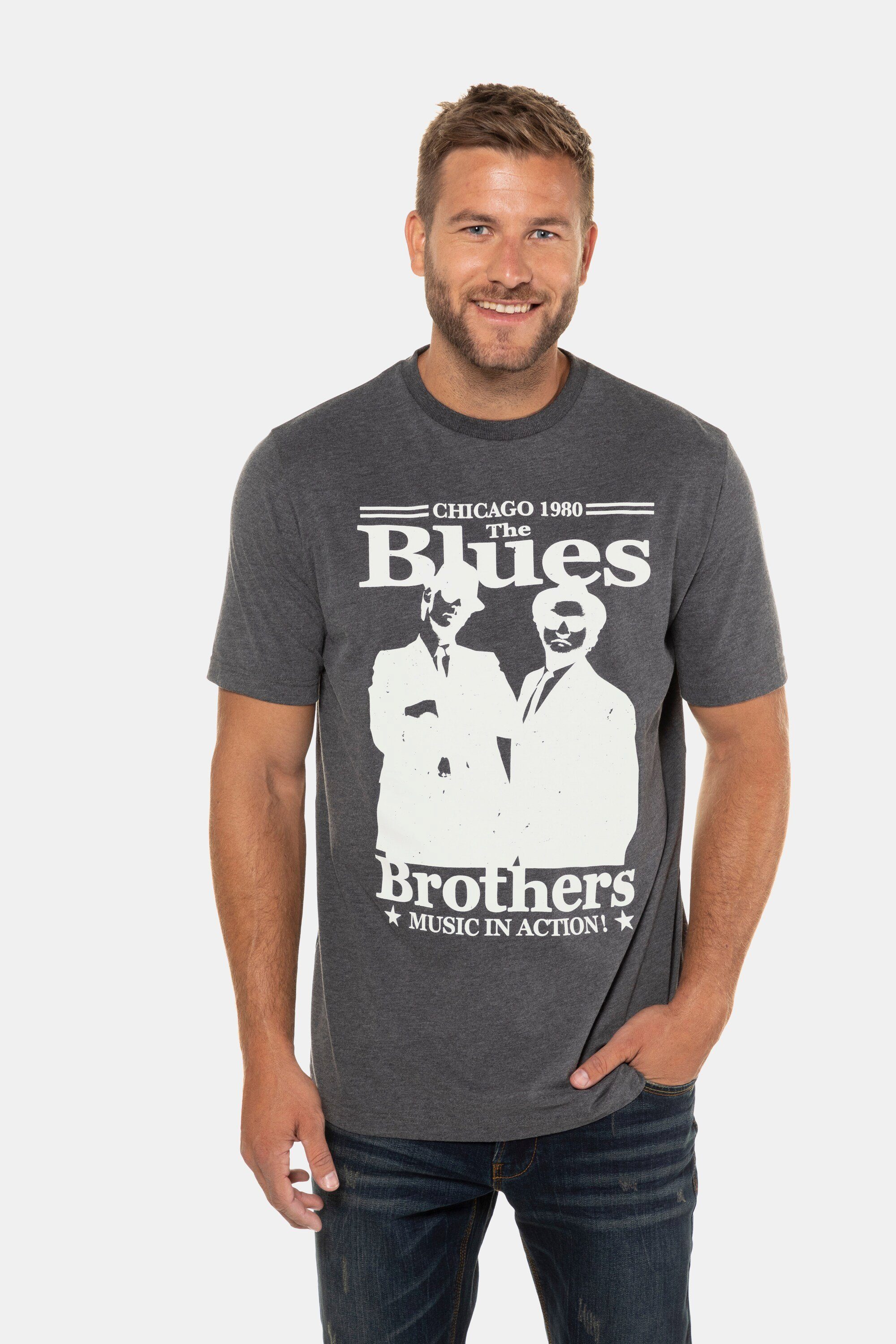 JP1880 T-Shirt T-Shirt Bandshirt Halbarm Blues schwarz Brothers