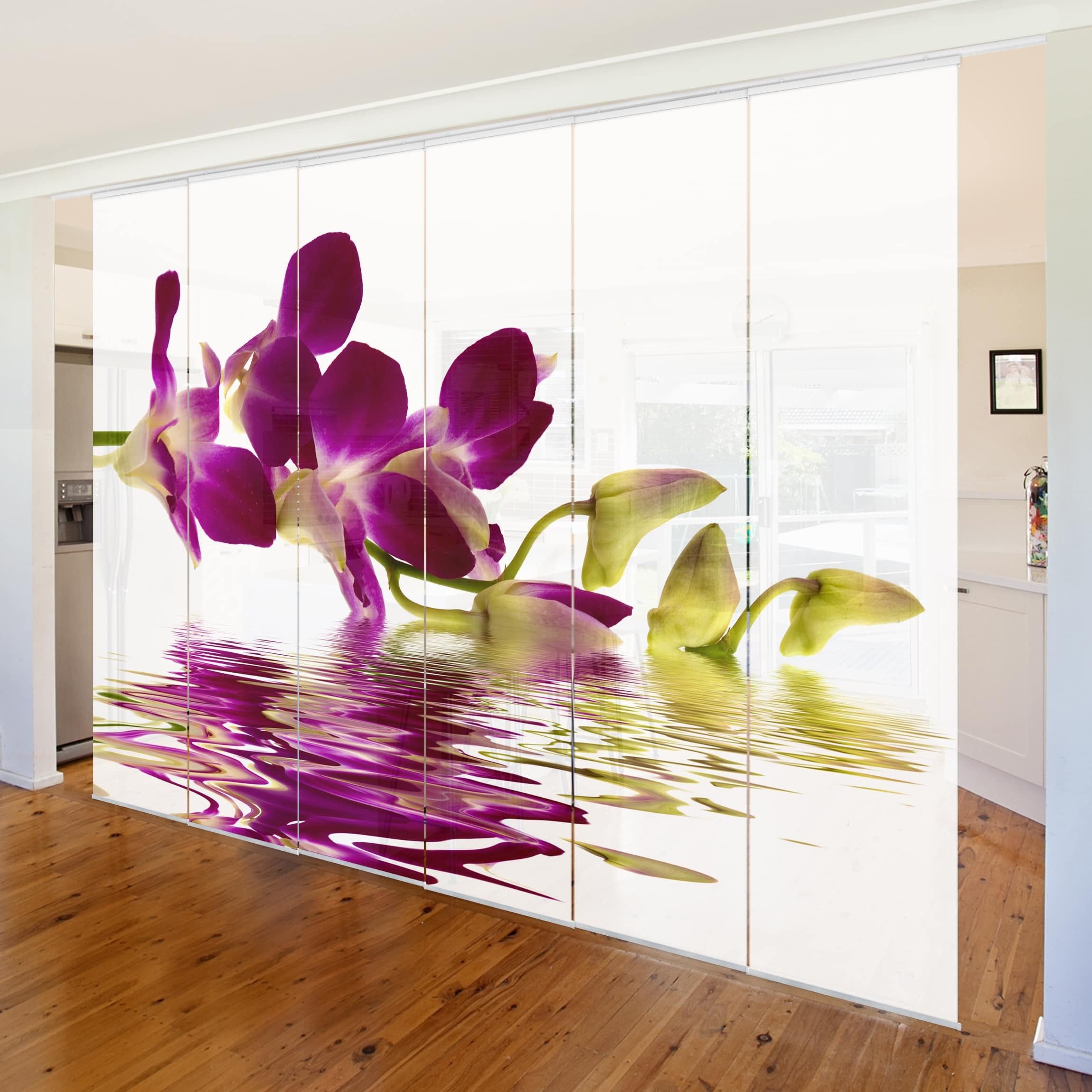 Bilderdepot24 Schiebegardine modern Flächenvorhang blickdicht Pink günstig online kaufen