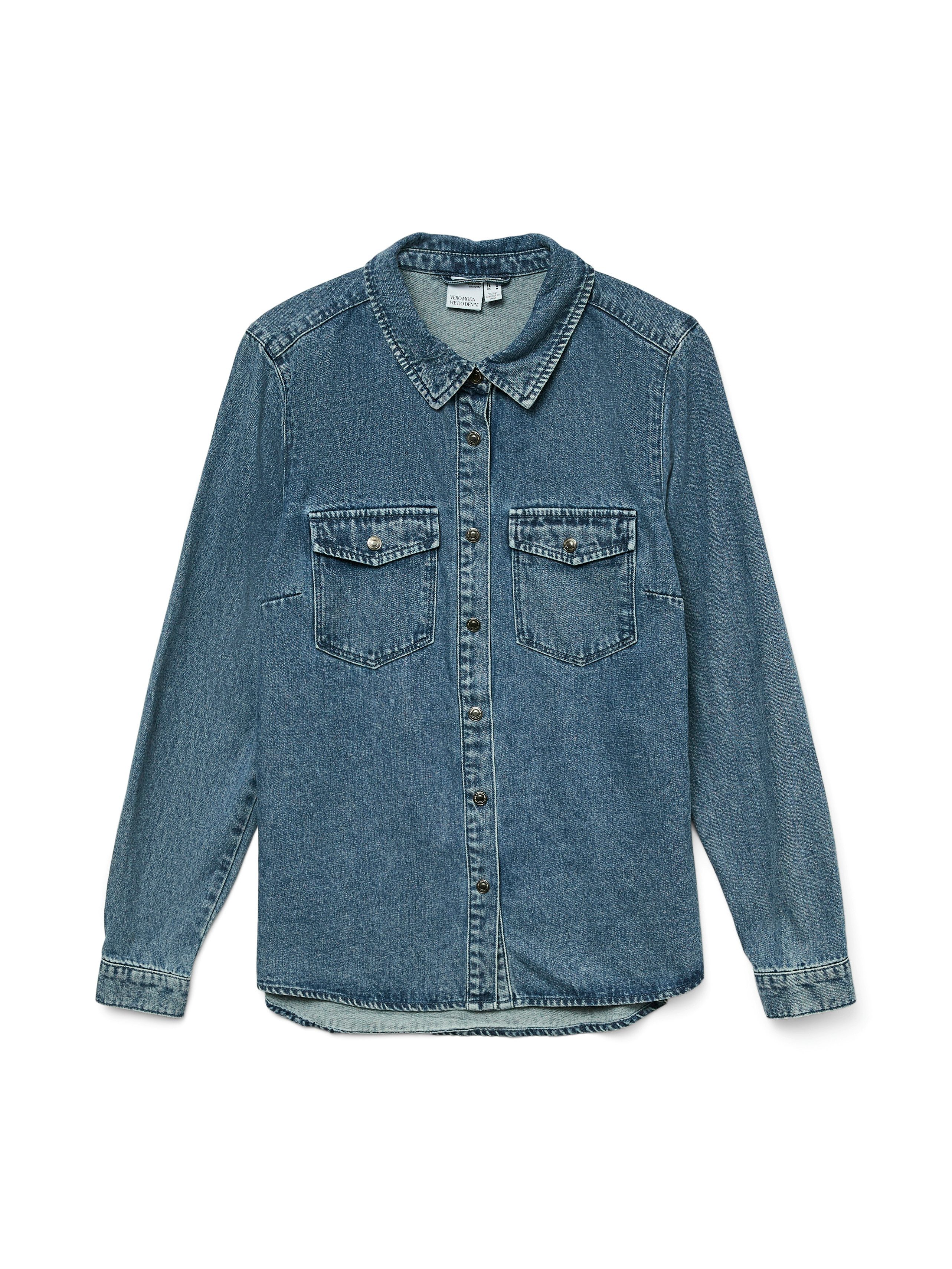 Vero Moda Jeansbluse VMJENNIE LS DENIM SHIRT MIX NOOS