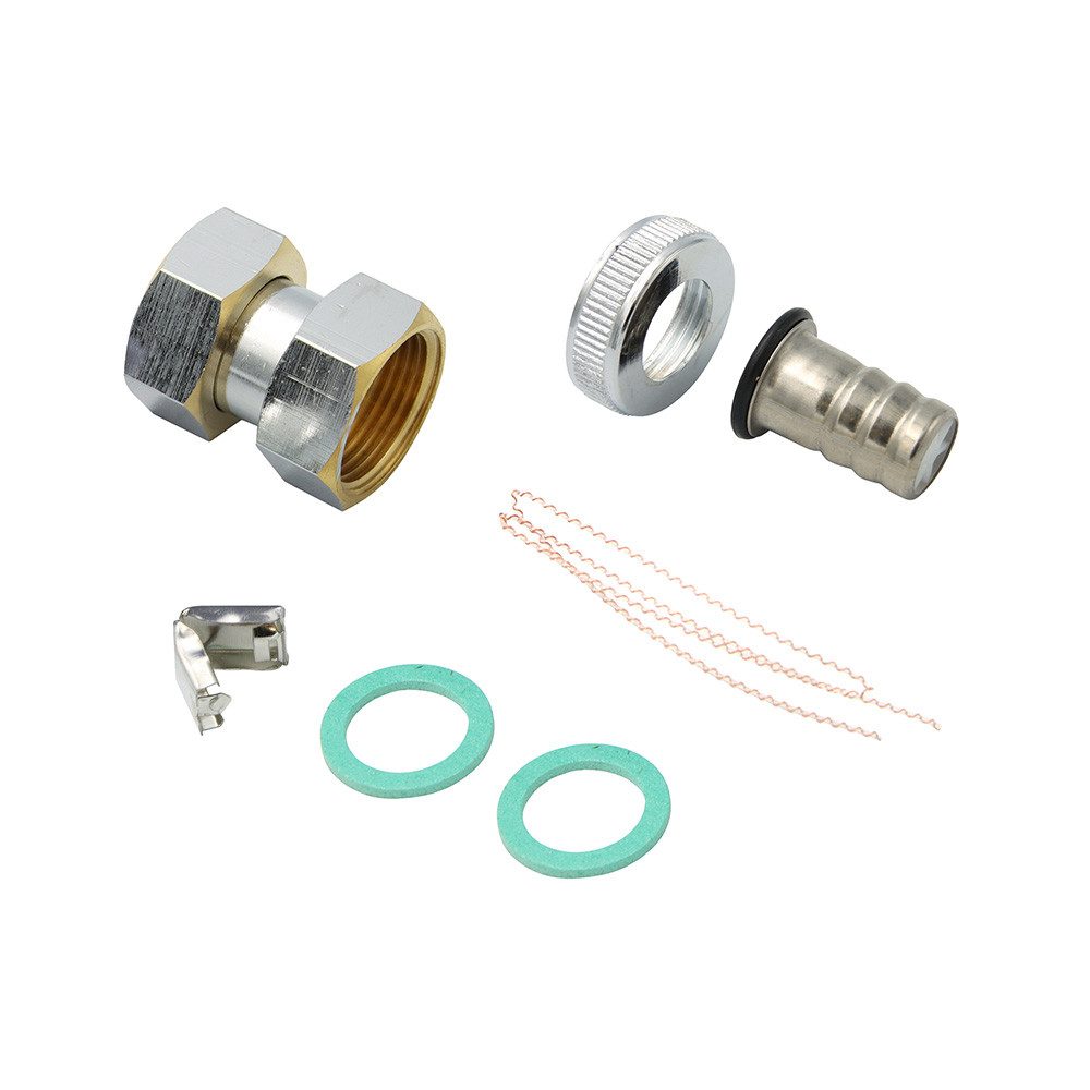 Wassergeräte Kaltwasserzähler Zapfhahnzähler-Verschraubungsset - 3/4 Zoll 14mm Tülle
