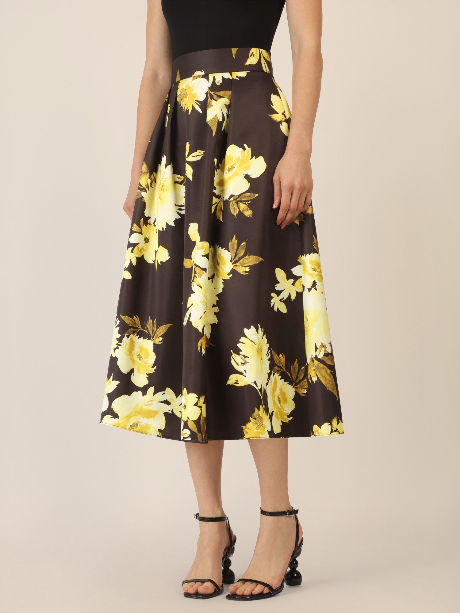 Apart Midirock mit floralem Print günstig online kaufen