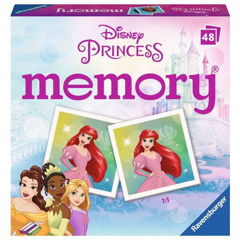 Disney Spiel, Memory Mini Memory® Princess Ravensburger Disney Spiel Bildkarten 48