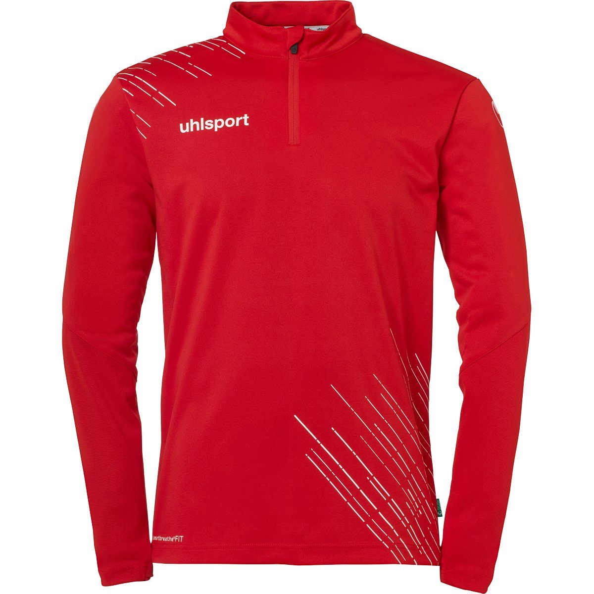 uhlsport Trainingspullover uhlsport Langarmshirt SCORE 26 1/4 ZIP TOP (1-tlg) rot/weiß