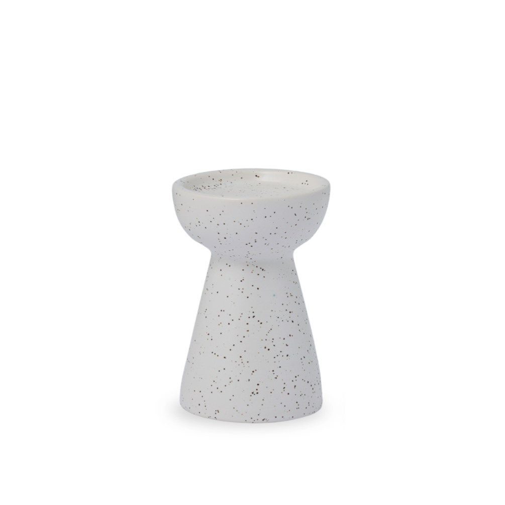 Storefactory Scandinavia Kerzenständer Kerzenhalter HÖGALID L creme natur, 10x10x14cm