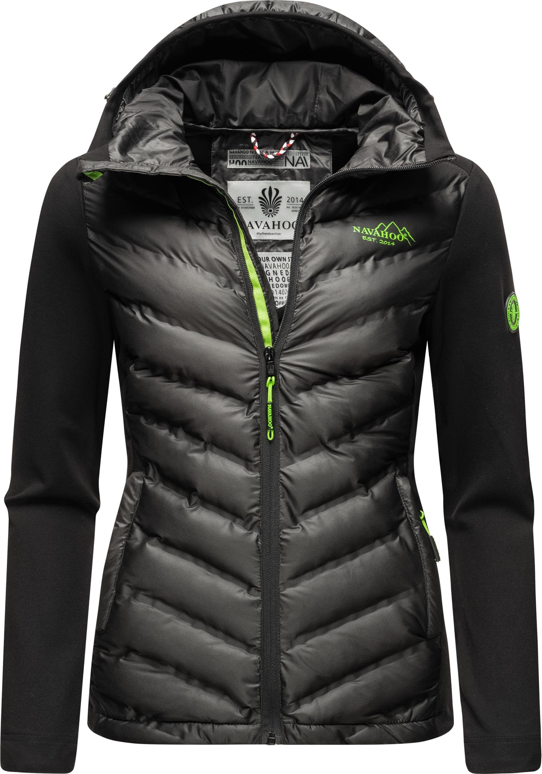 Navahoo Outdoorjacke Nimm Mich Mit stylische Übergangsjacke mit Kapuze