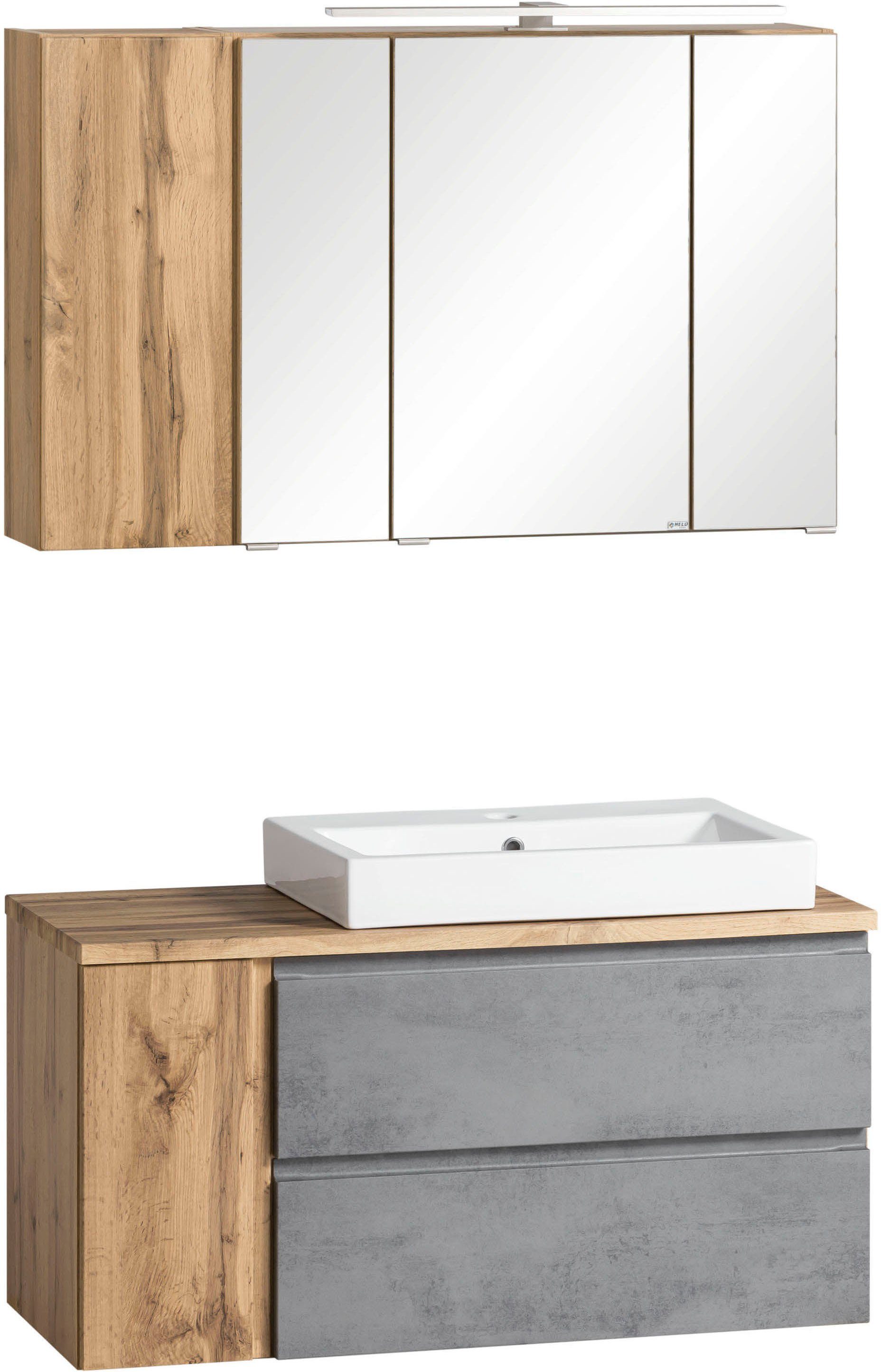 welltime Badmöbel-Set Sölden, (2-St)