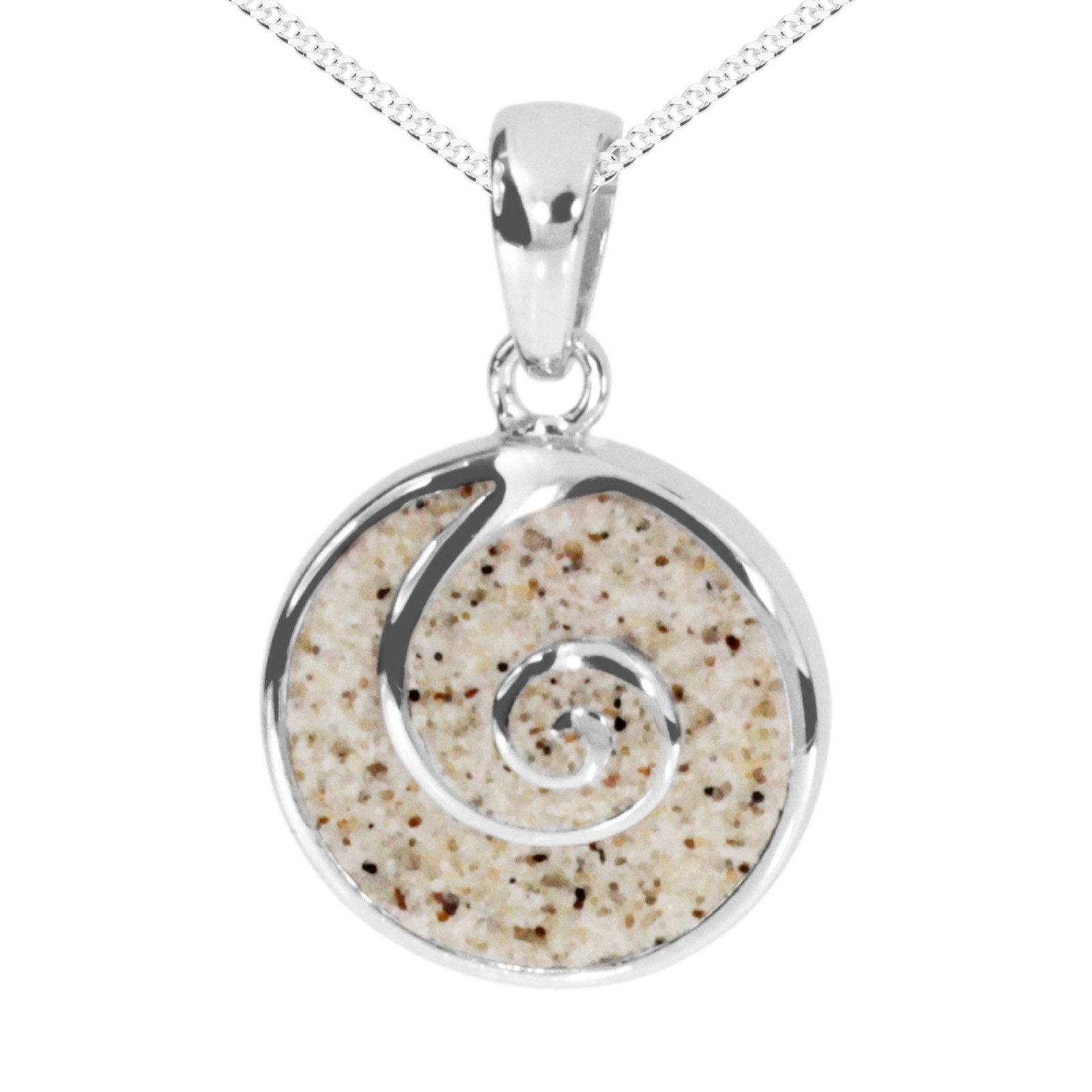DUR Kette mit Anhänger DUR Kette mit Anhänger Spirale - Strandsand (2-tlg) günstig online kaufen