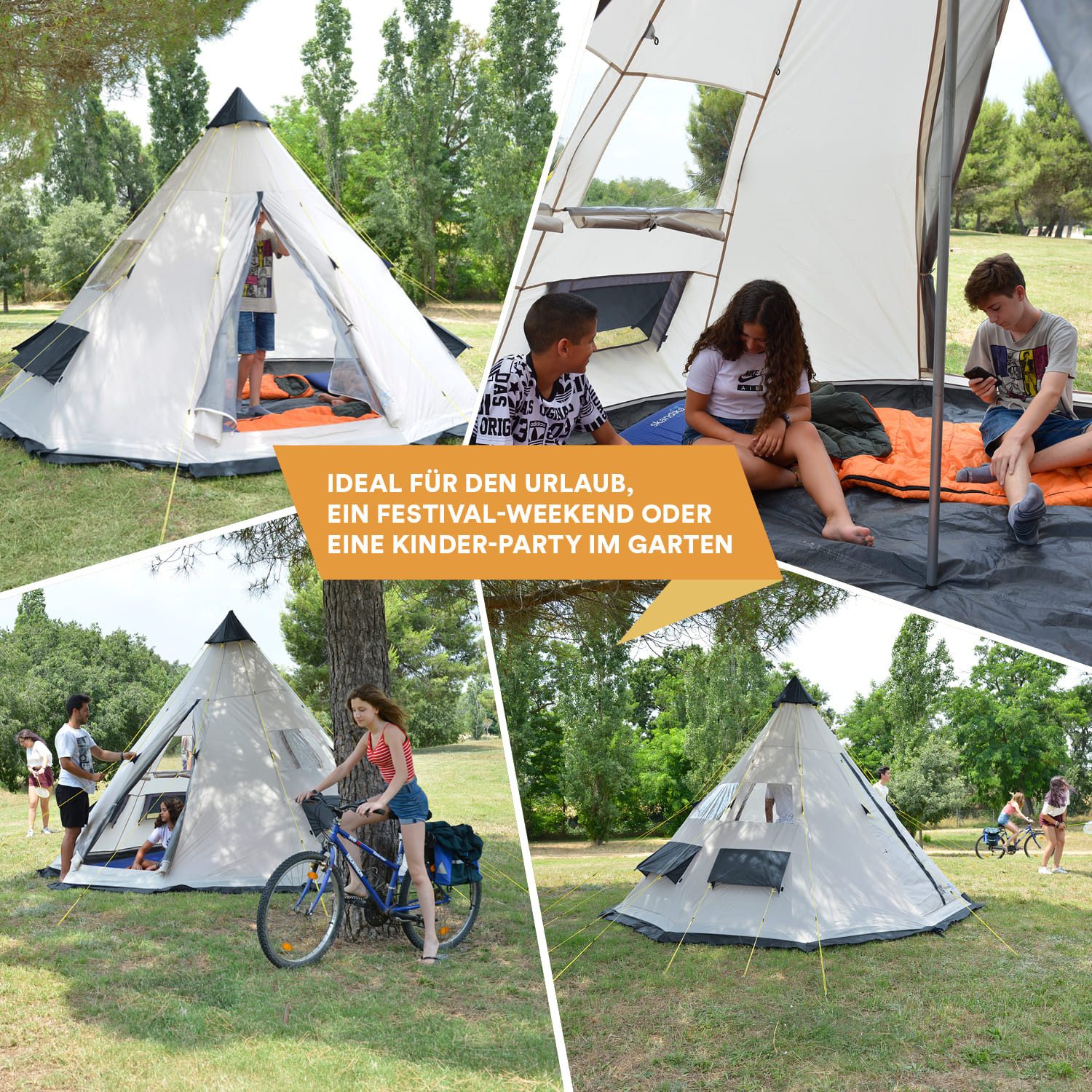 Skandika Tipi-Zelt Goathi 365 Protect, Campingzelt günstig online kaufen