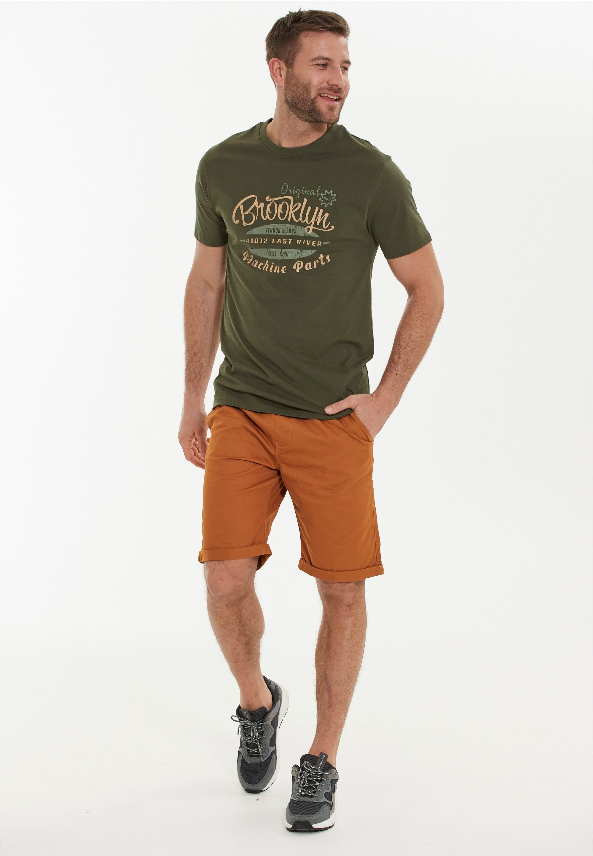 praktischen Shorts orange CRUZ Seitentaschen mit Gilchrest