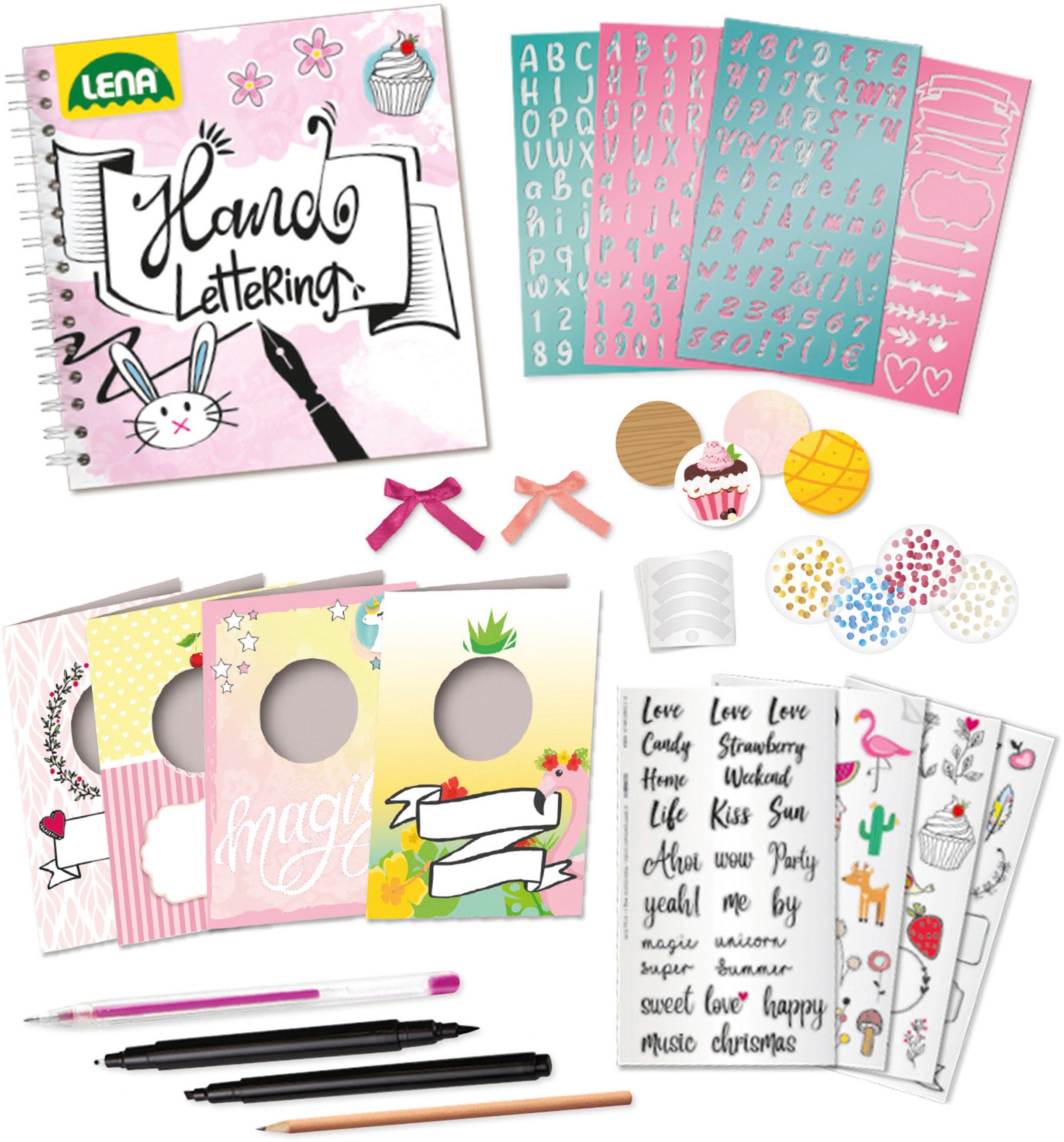 Lena® Handlettering-Set, Kreativset groß