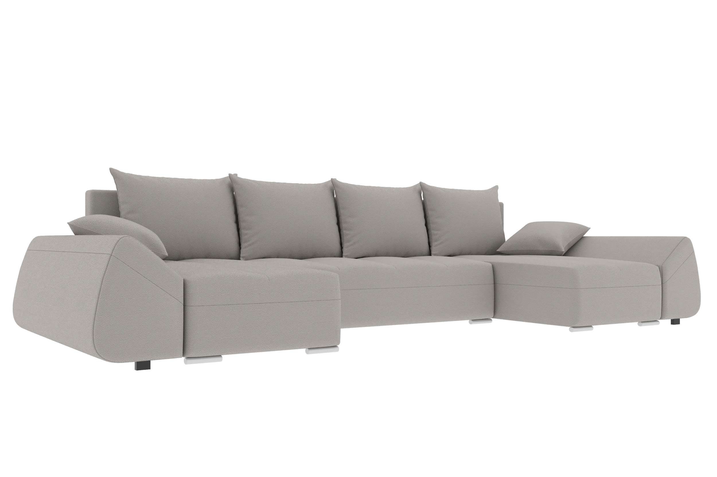 Stylefy Wohnlandschaft Sitzkomfort, U-Form, Eckcouch, Design mit mit Sofa, Modern Madeira, Bettfunktion, Bettkasten