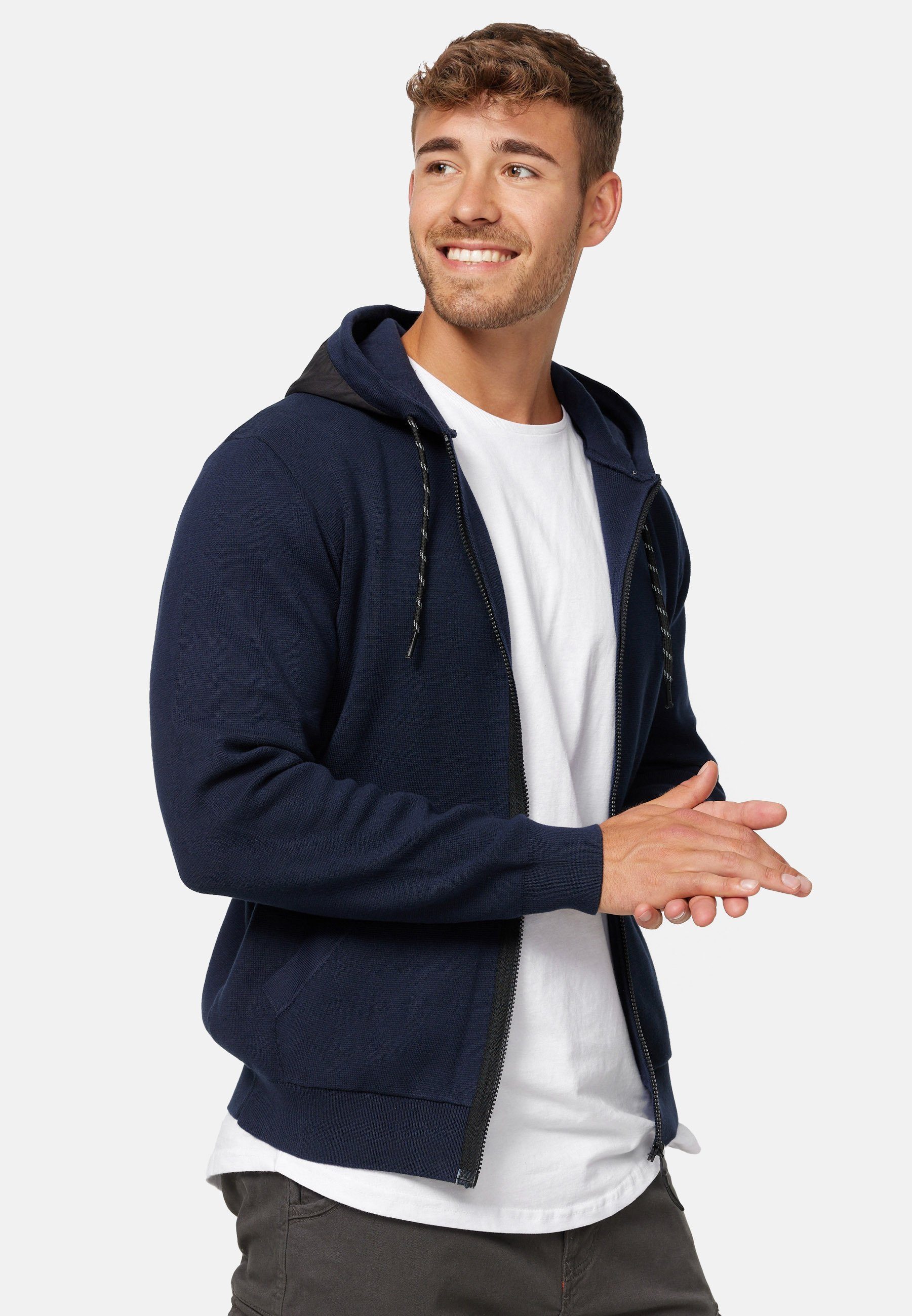 Indicode Kapuzensweatjacke Herren Reilly Hoodie Sweatjacke Herrenjacke