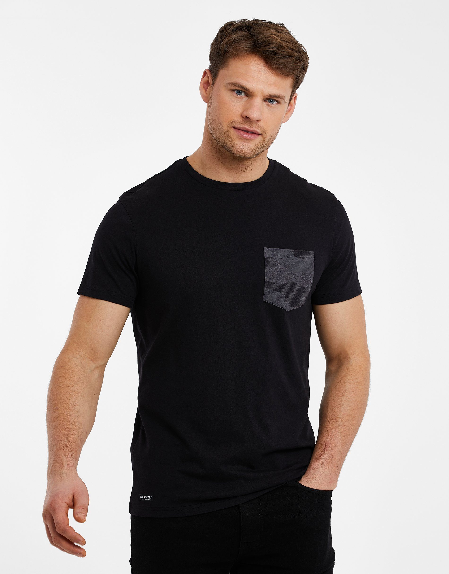 Schwarz T-Shirt THBEmilio Threadbare