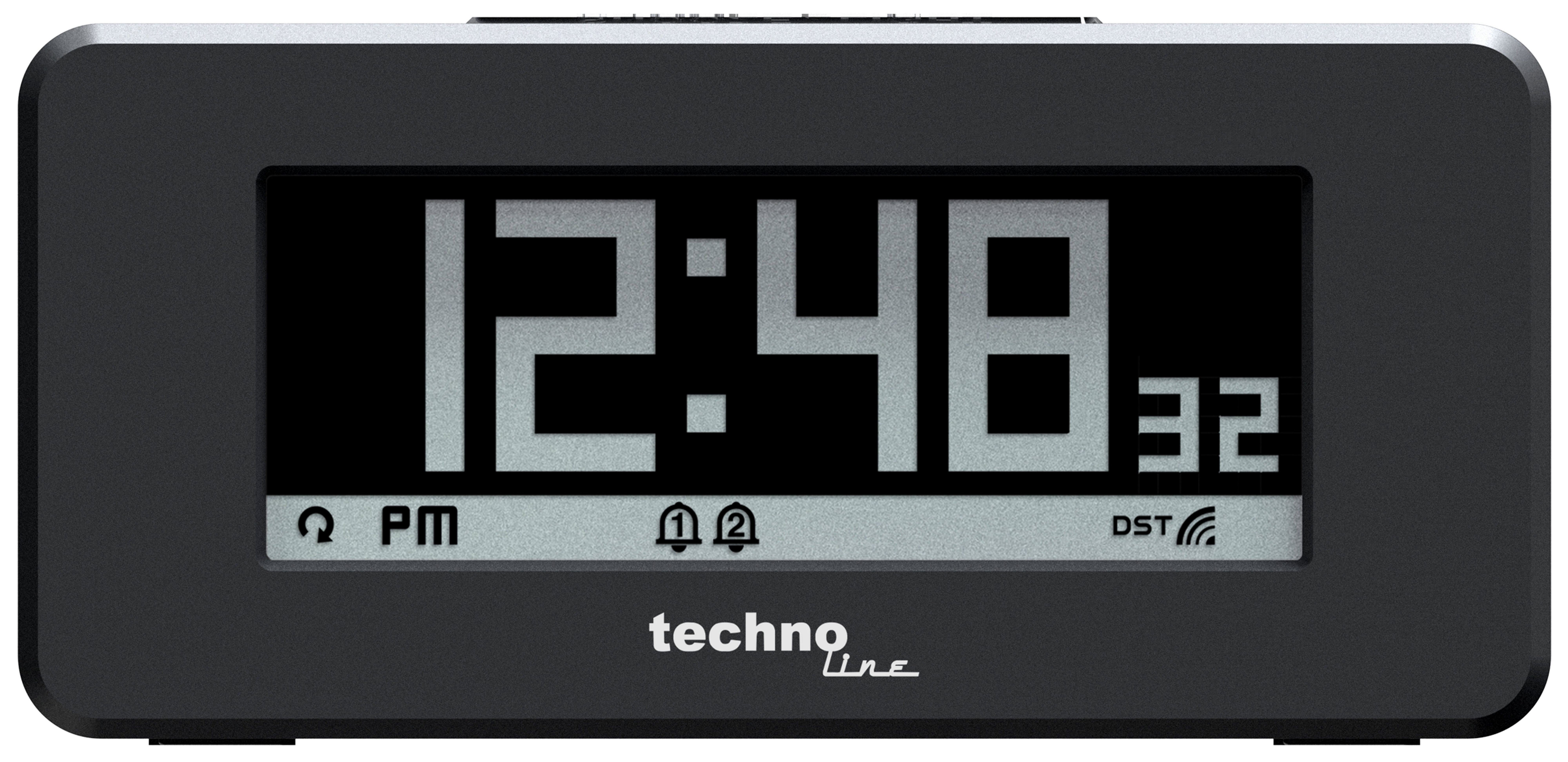 technoline Funkwecker WT 295 mit Negativ- und Positiv-Display