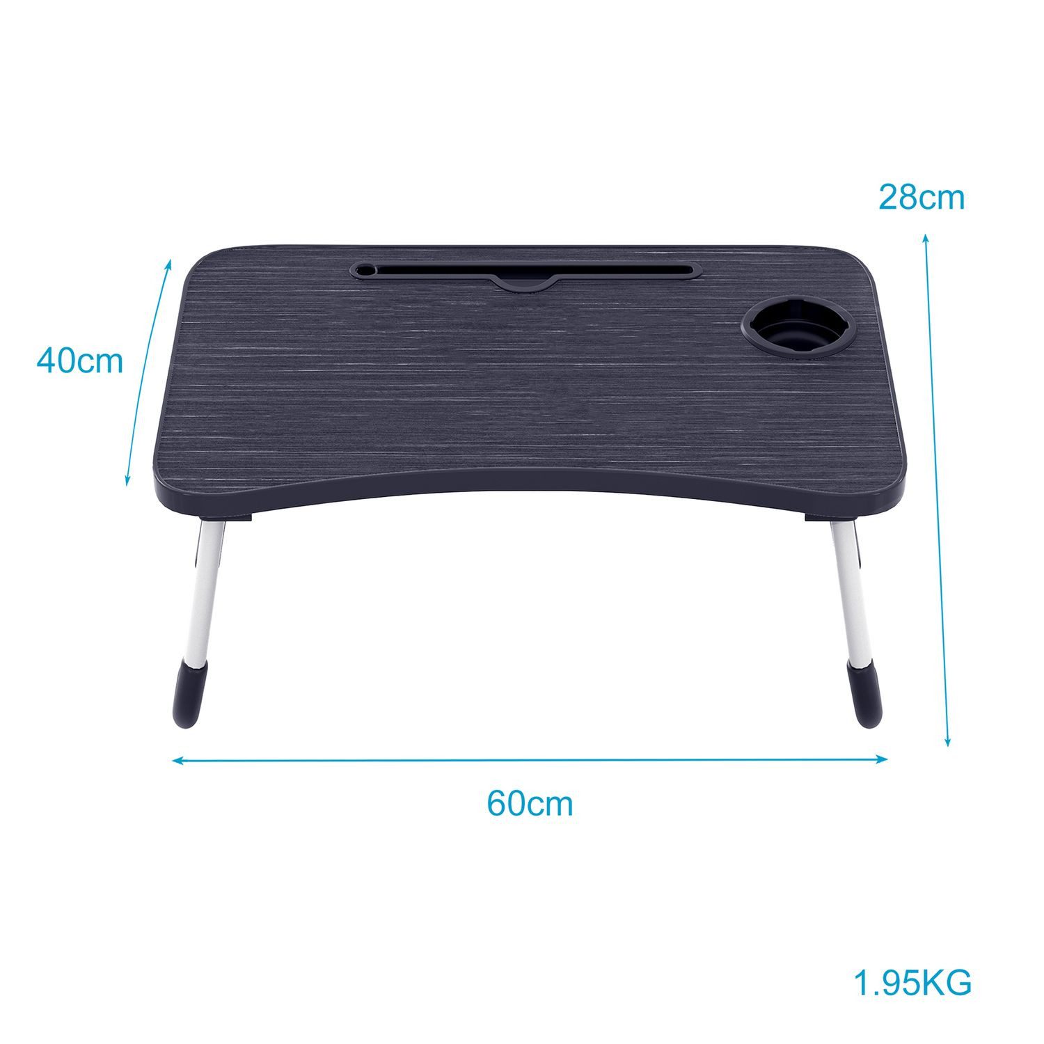 Intirilife Laptoptisch (1-St), Laptoptisch ausklappbar 60x40x28cm günstig online kaufen