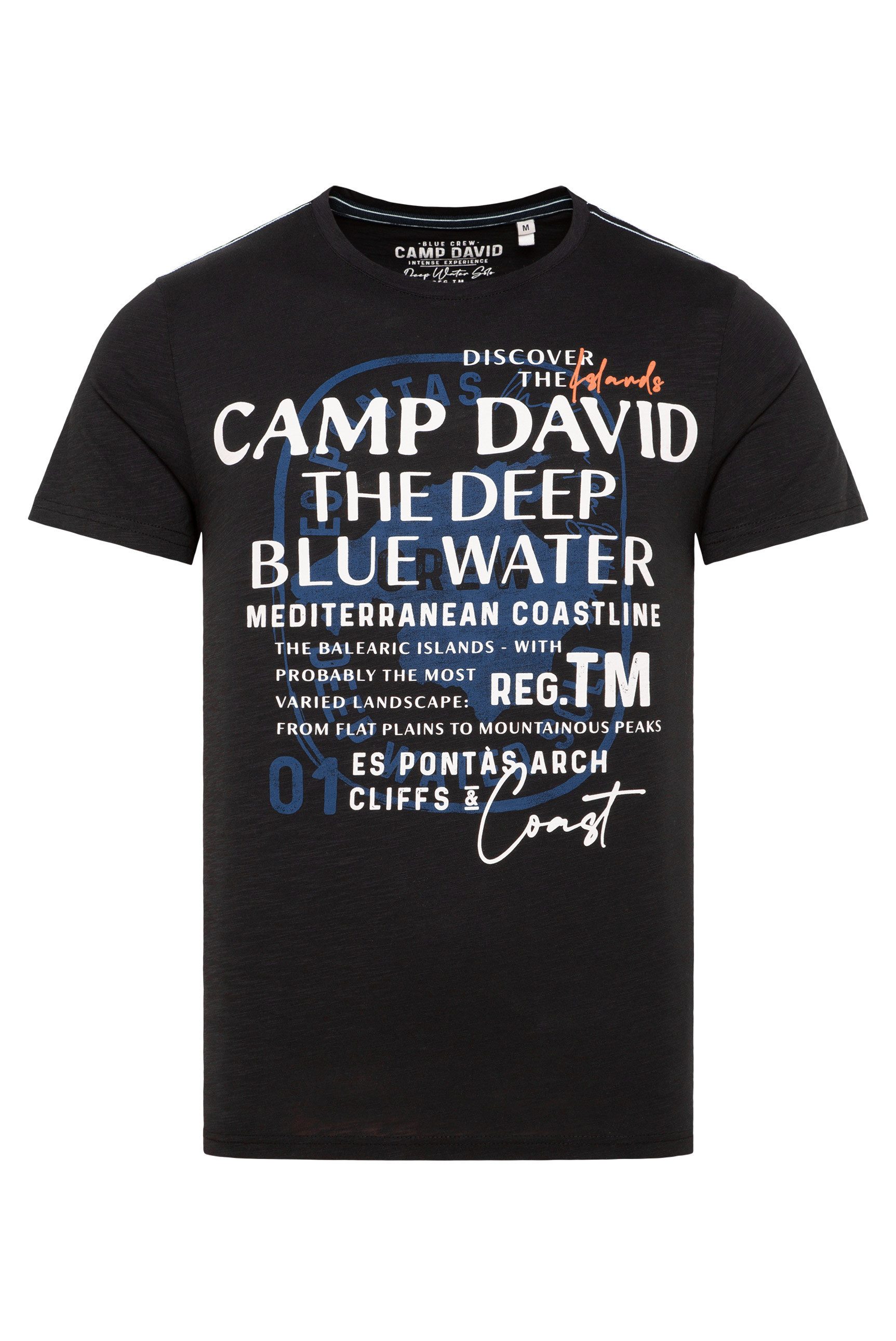 CAMP DAVID Rundhalsshirt aus Baumwolle günstig online kaufen