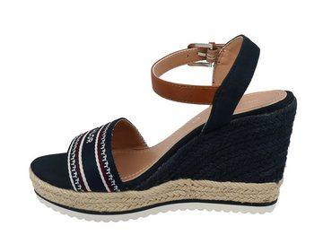 TOM TAILOR Tom Tailor Damen 3290207 Sandaletten schlicht Logo-Print, Decksohlen-Print Sandalette