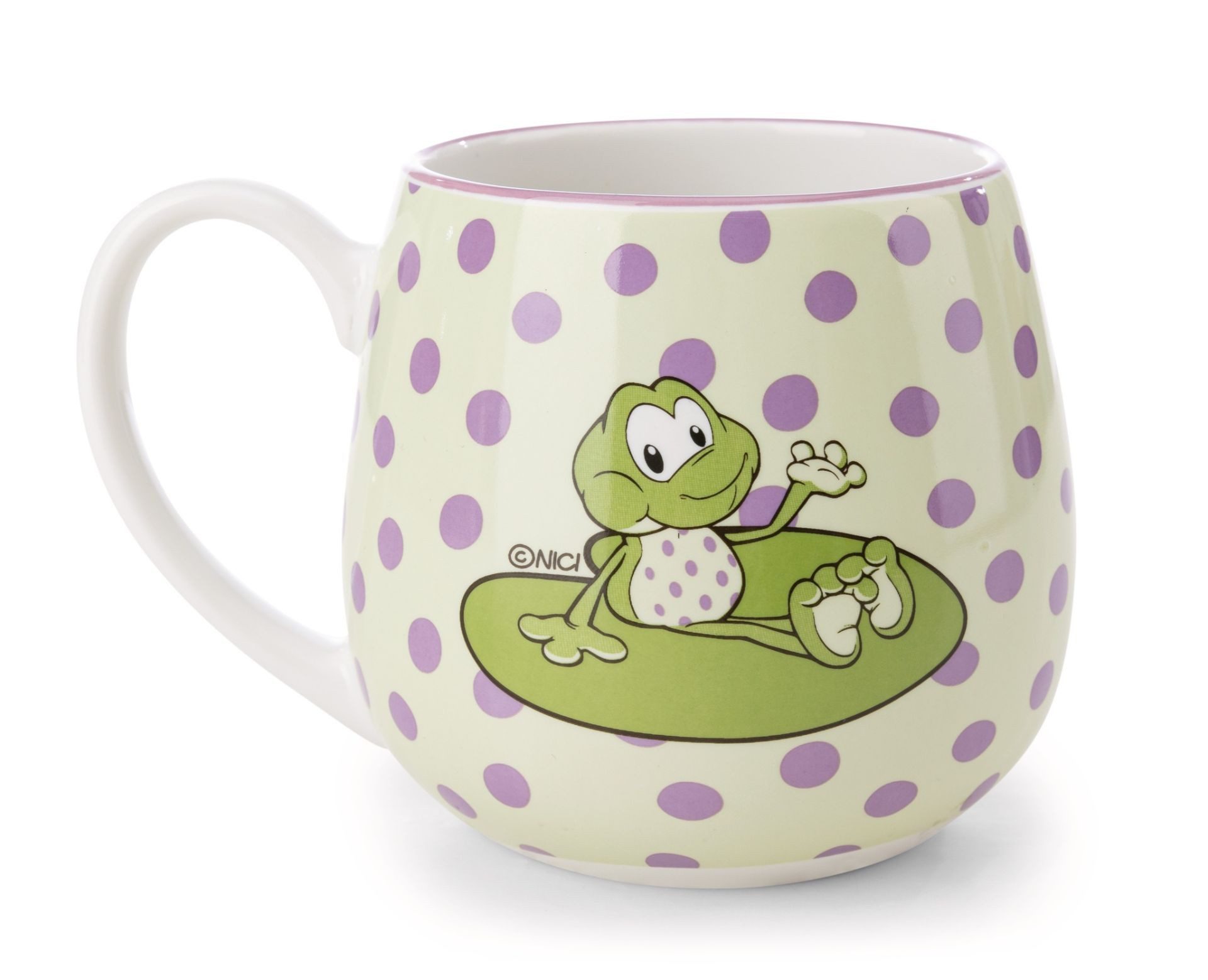 Nici Tasse Nici Tasse Katze "Liebste Mama der Welt" weiß/lila 400 ml