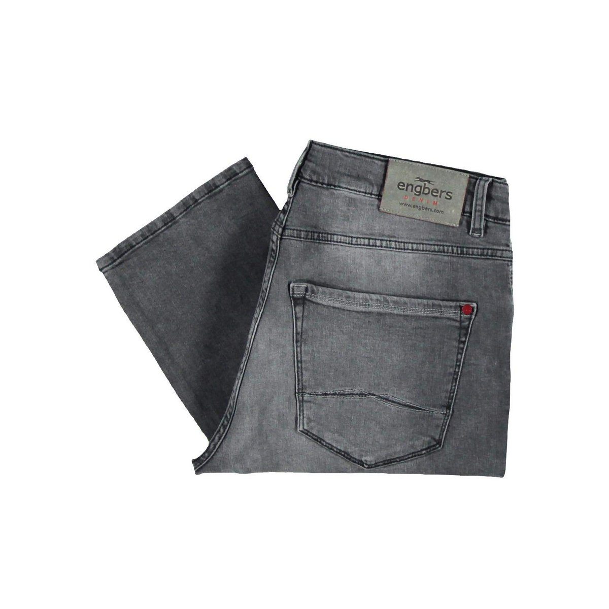 grau Engbers 5-Pocket-Jeans (1-tlg)