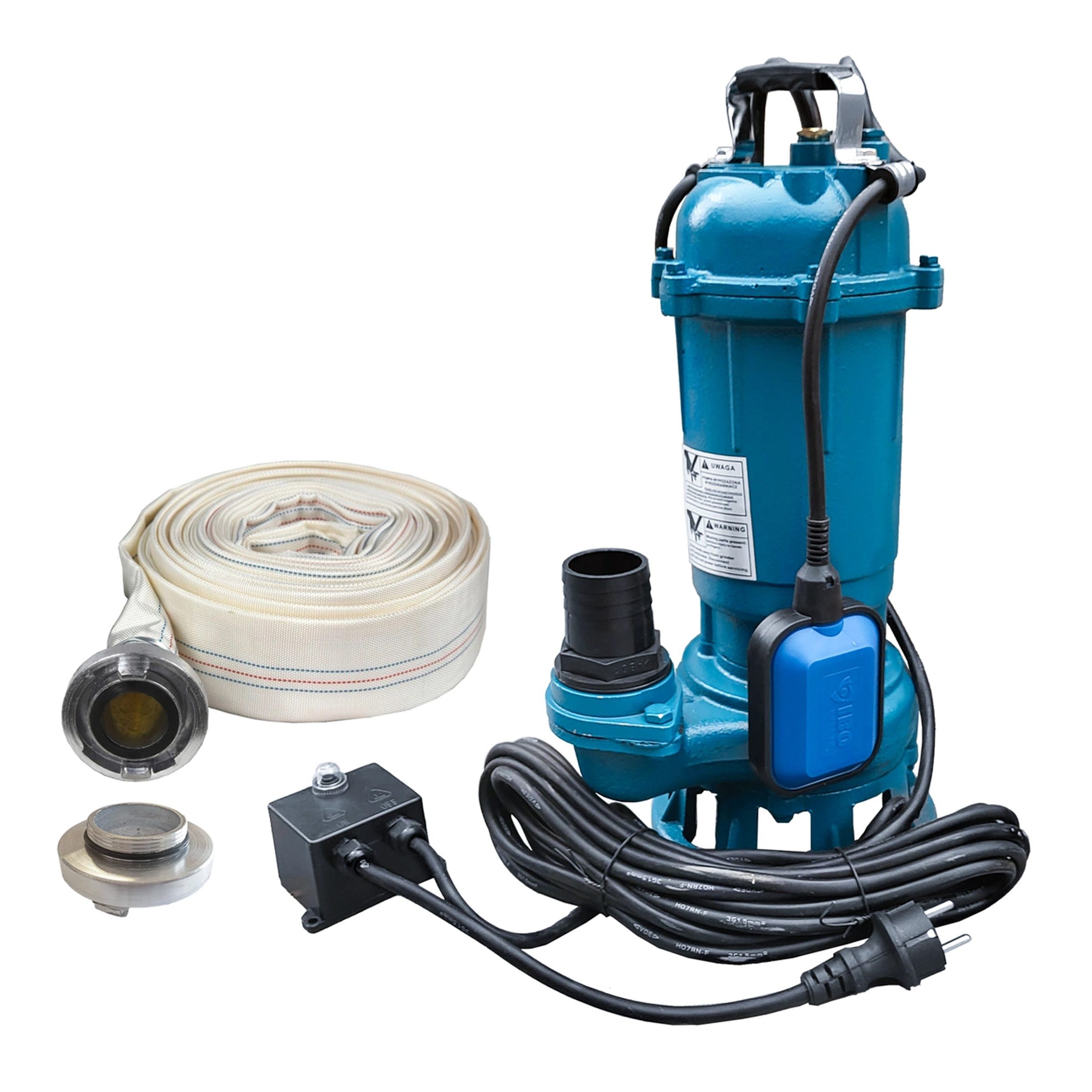 IBO Schmutzwasser-Tauchpumpe IBO Schmutzwasserpumpe CTR 1500 Fäkalienpumpe Tauchpumpe Baupumpe 230V (1-tlg)