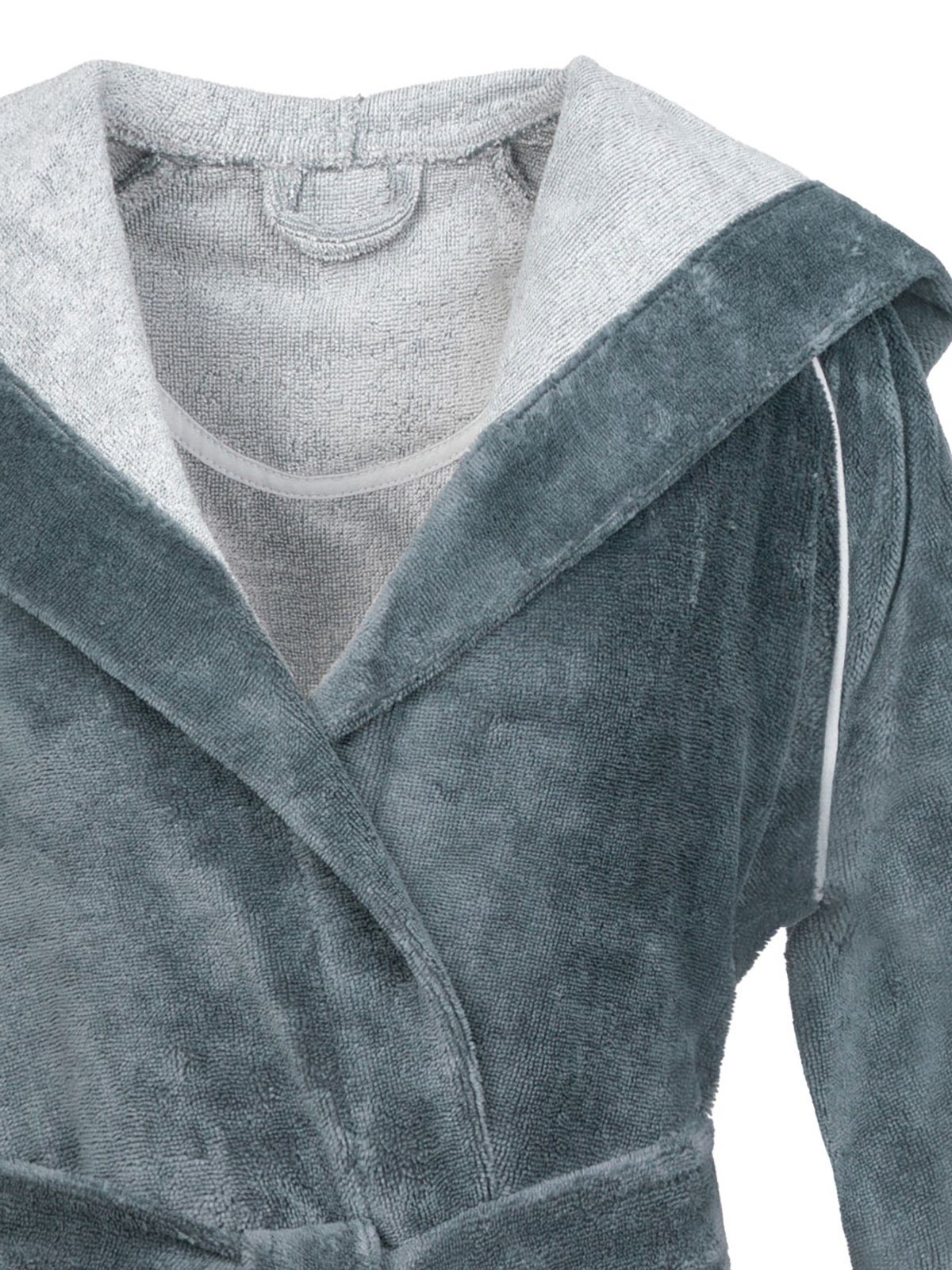 Esprit Damenbademantel Damen Bademantel mit Kapuze COSY, Viskose, hohe Mark günstig online kaufen