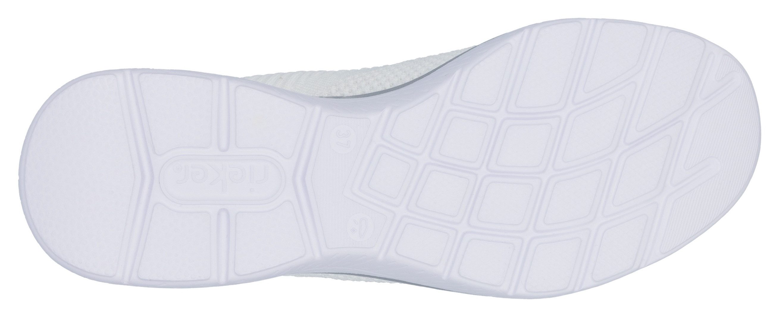 Rieker Sport Slip-On Sneaker, Slipper, Freizeitschuh, Schlupfschuh mit Elastik-Einstieg