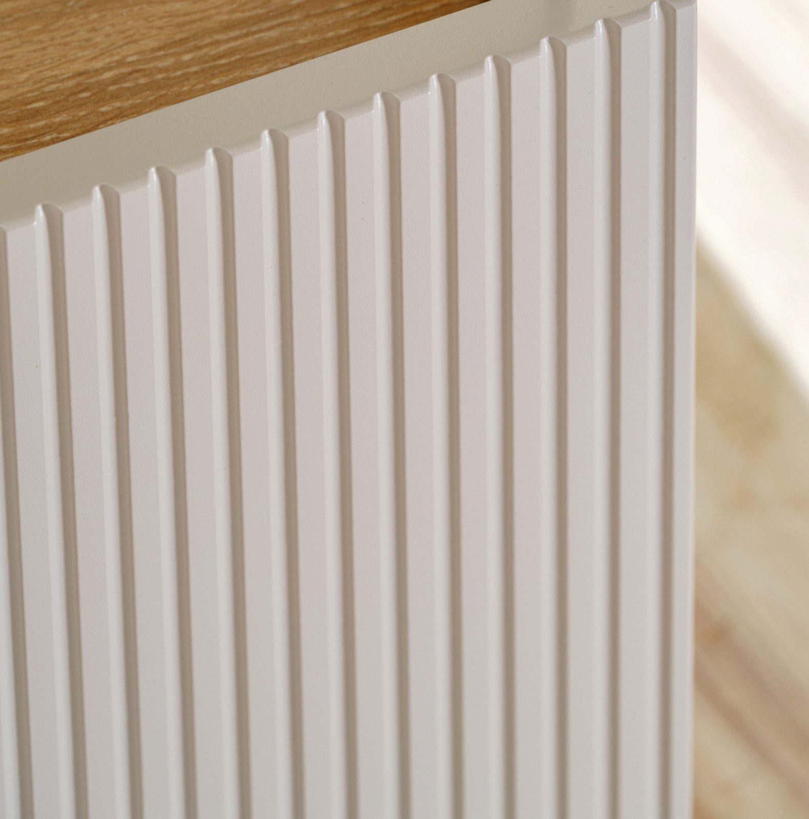 Inn.Furn Wohnwand Cathlyn, (4-teilige Schrankwand in Eiche und Kaschmir, 350 x 197 cm), mit Push-To-Open und LED-Beleuchtung