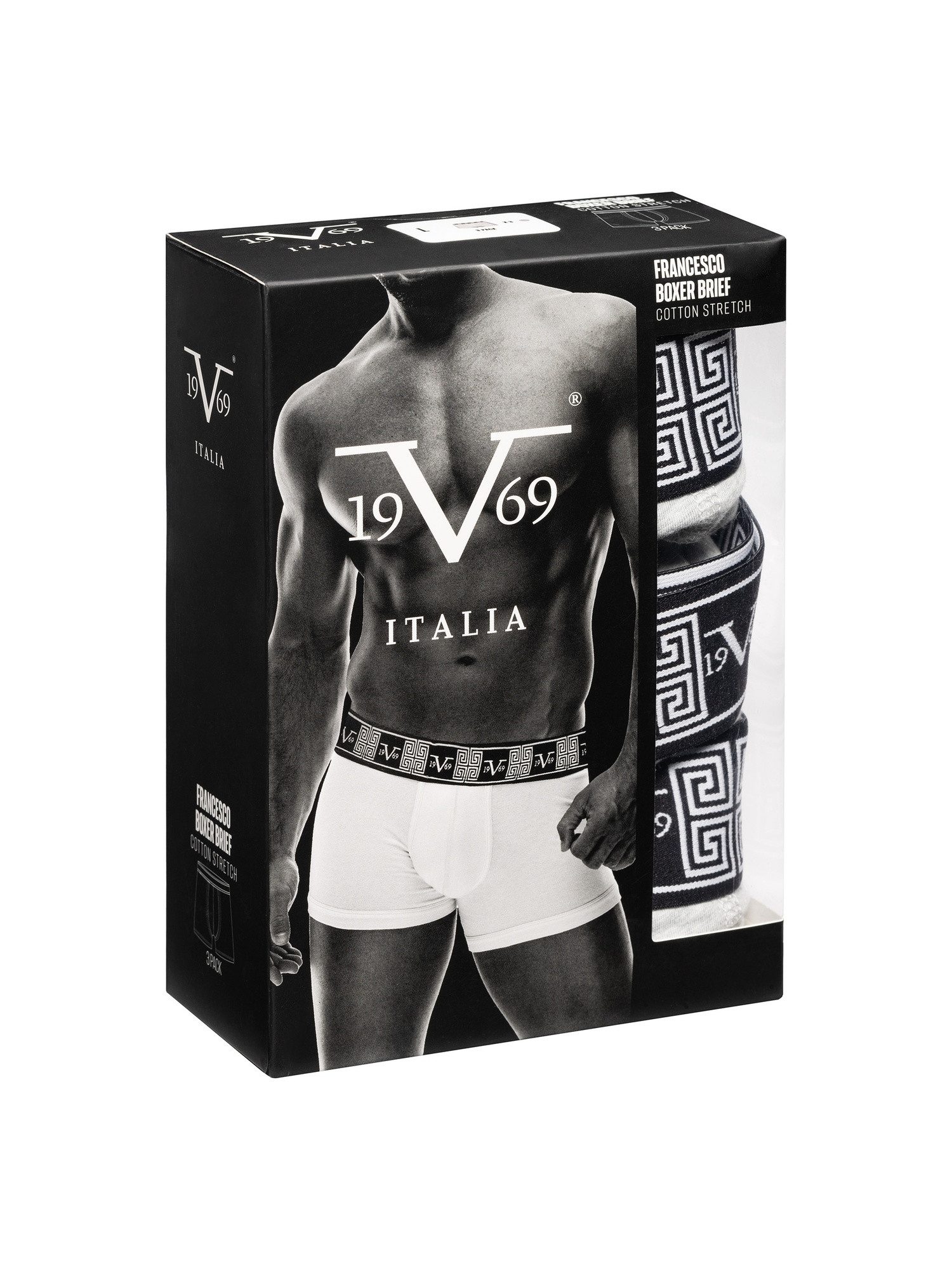 19V69 ITALIA Boxershorts Francesco 3er Pack (3er-Pack)
