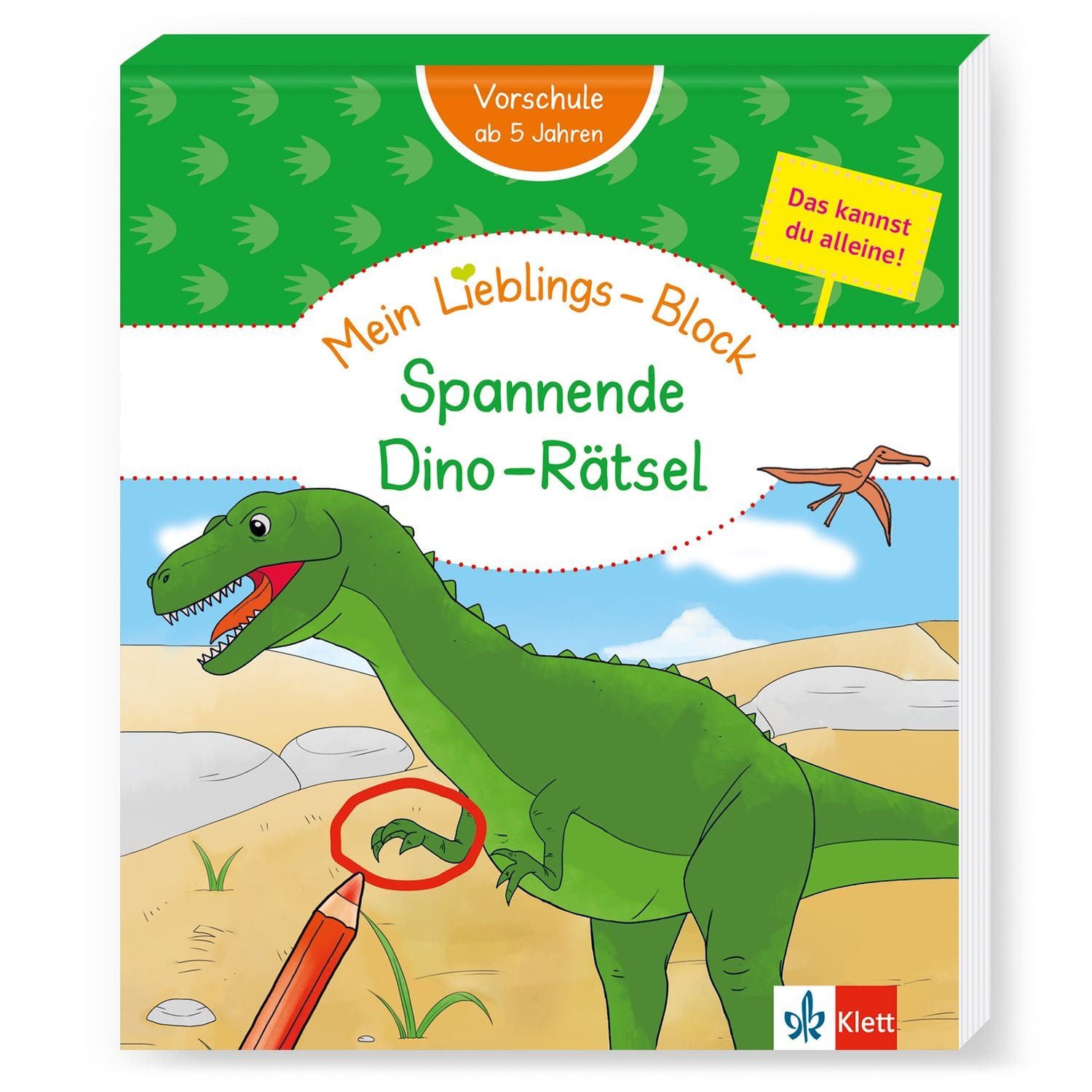 Klett Mein Lieblings-Block Spannende Dino-Rätsel / diverse