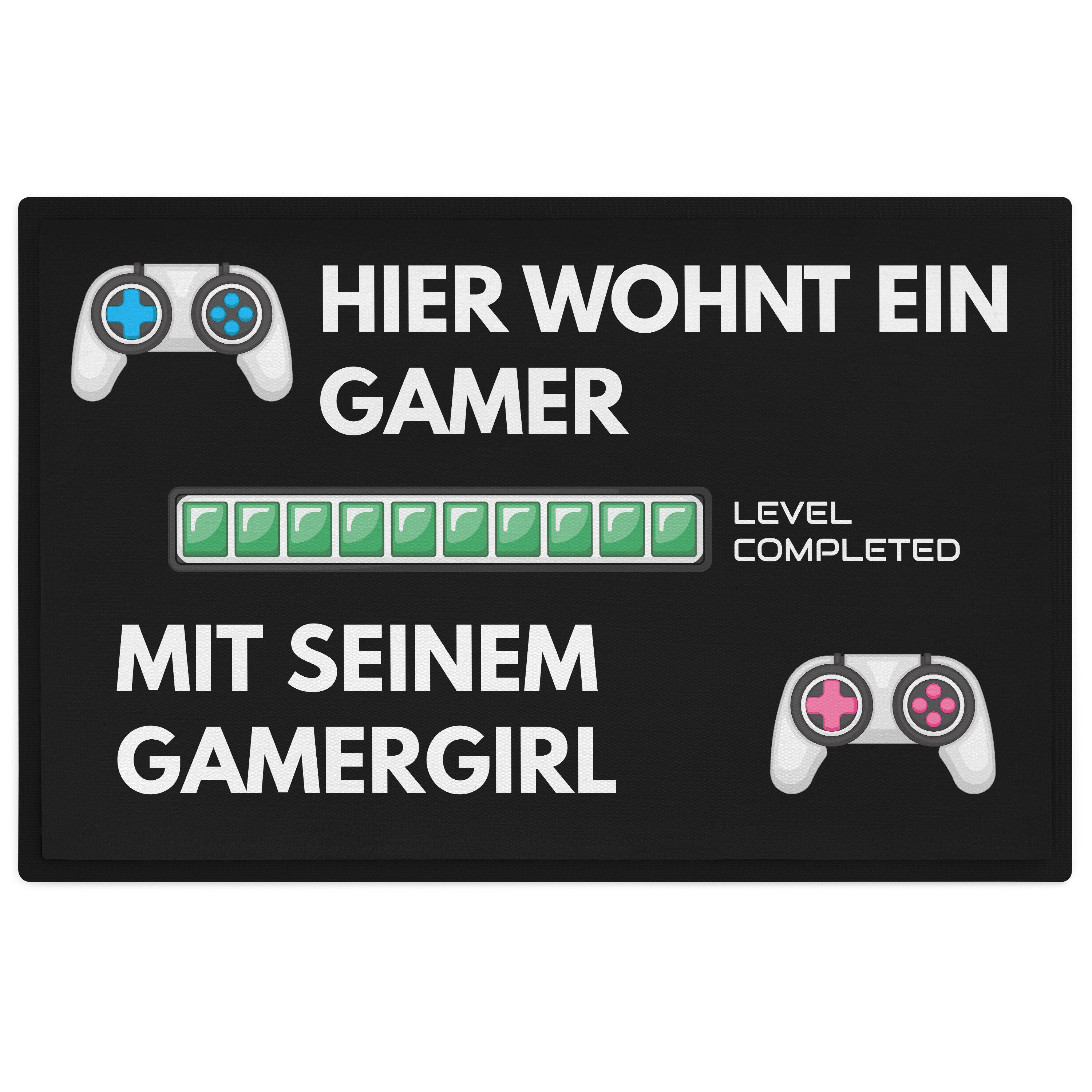 Fußmatte Gamer Zocker Fußmatte Geschenk Gamergirl Freund Freundin