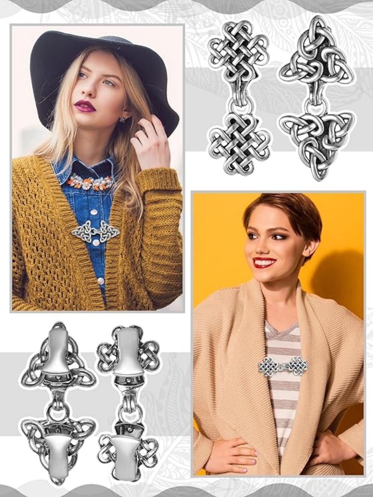 Coonoor Broschen Set Anstecknadel Pullover Vintage Kreative 5 Stück für Dam günstig online kaufen
