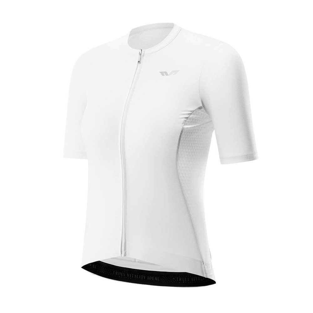 ROCKBROS Radtrikot Fahrradshirt Rennradtrikot Kurzarmtrikot (Spar-Set, 1-tlg., 76 cm Oberweite leicht) Mesh, 3 Rückentaschen, Reflexstreifen, Reißverschluss