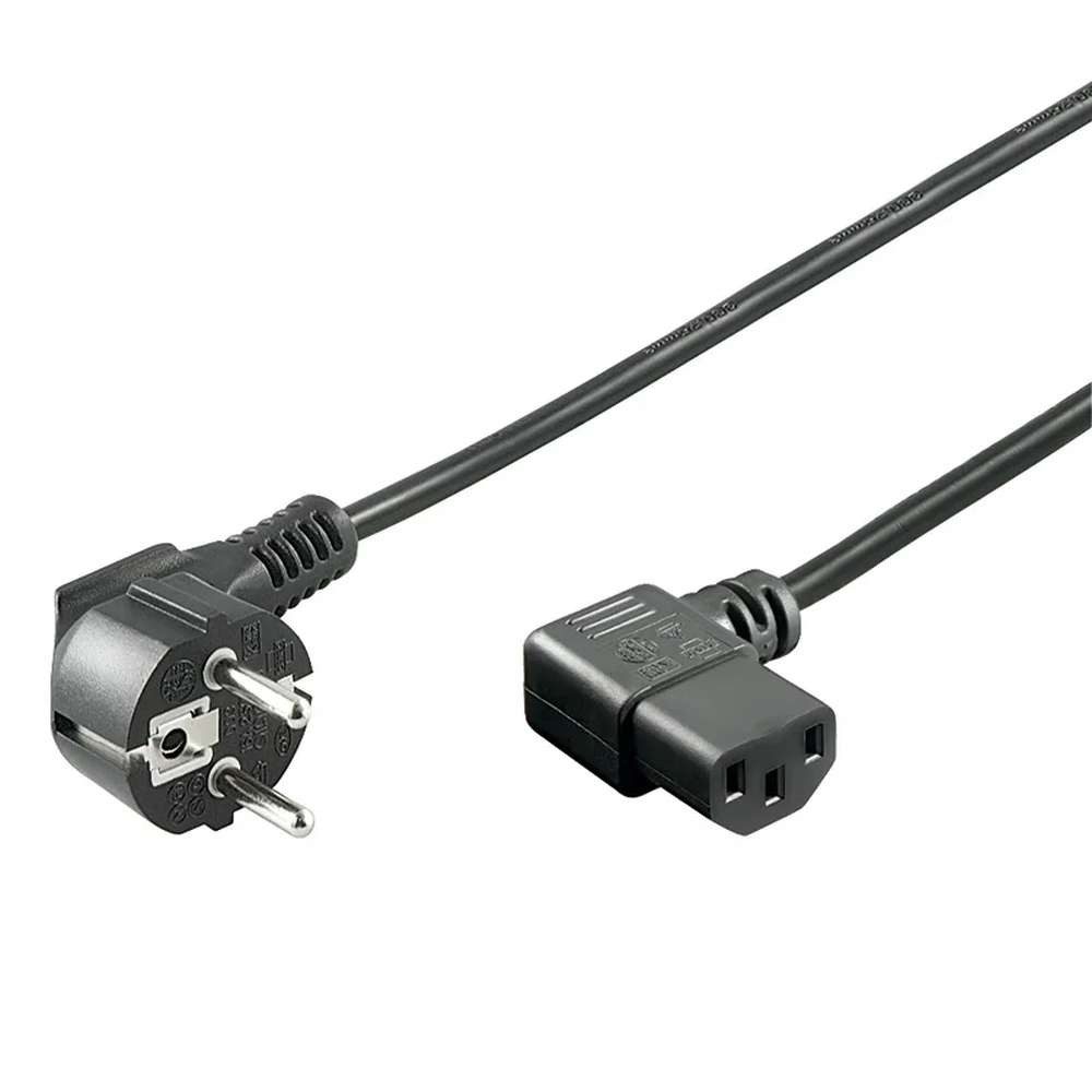 Goobay Goobay 96042 Stromkabel Schwarz 1,5 m CEE7/7 C13-Koppler Netzkabel